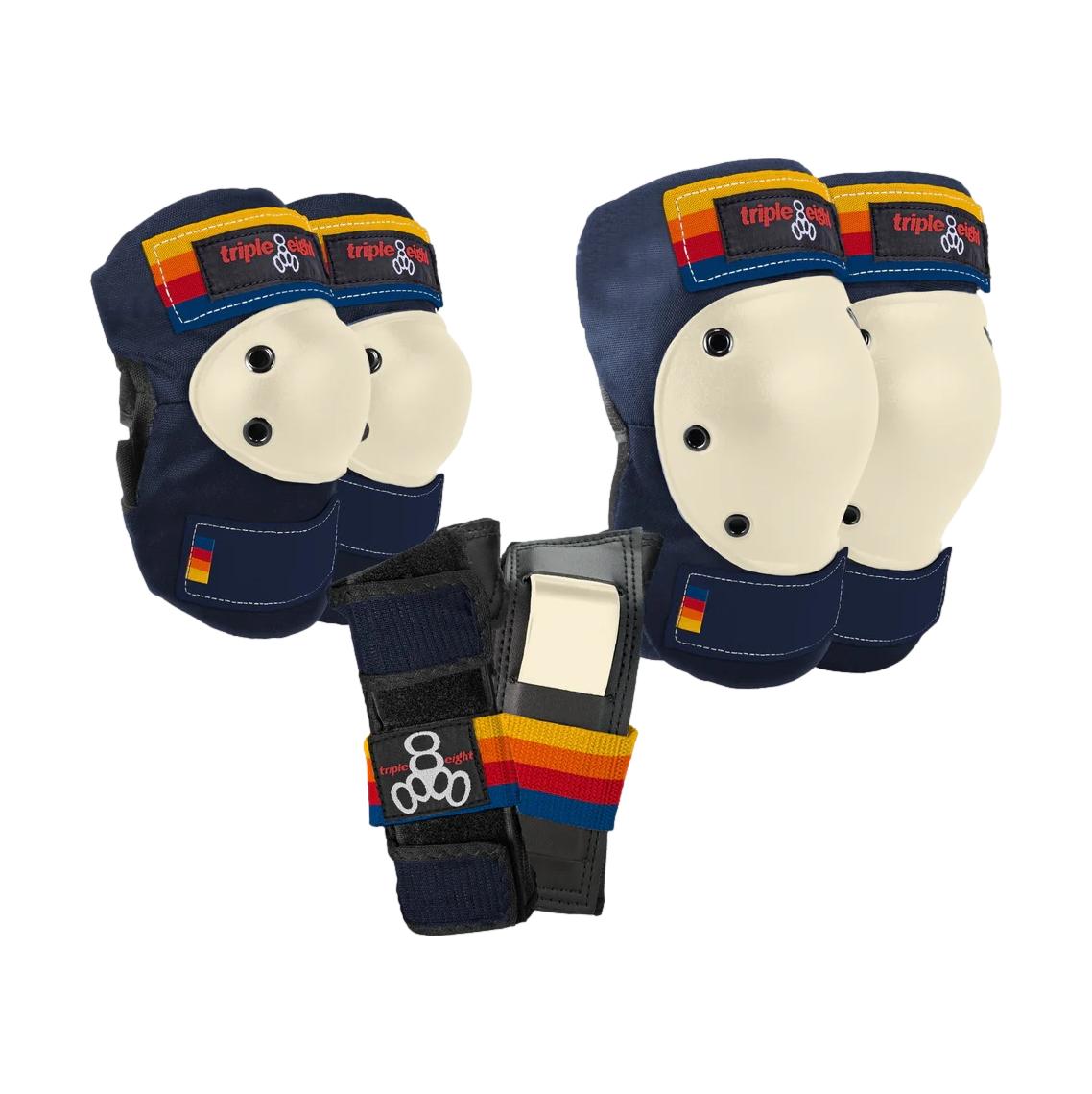 Triple 8 Saver 3 Pack Pad Set Pacific Beach - Venue Skateboards