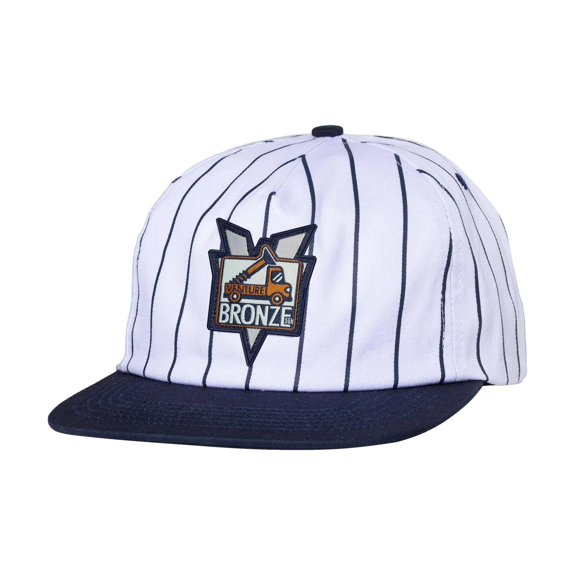 Venture X Bronze 56K Snapback Pinstripe - Venue Skateboards