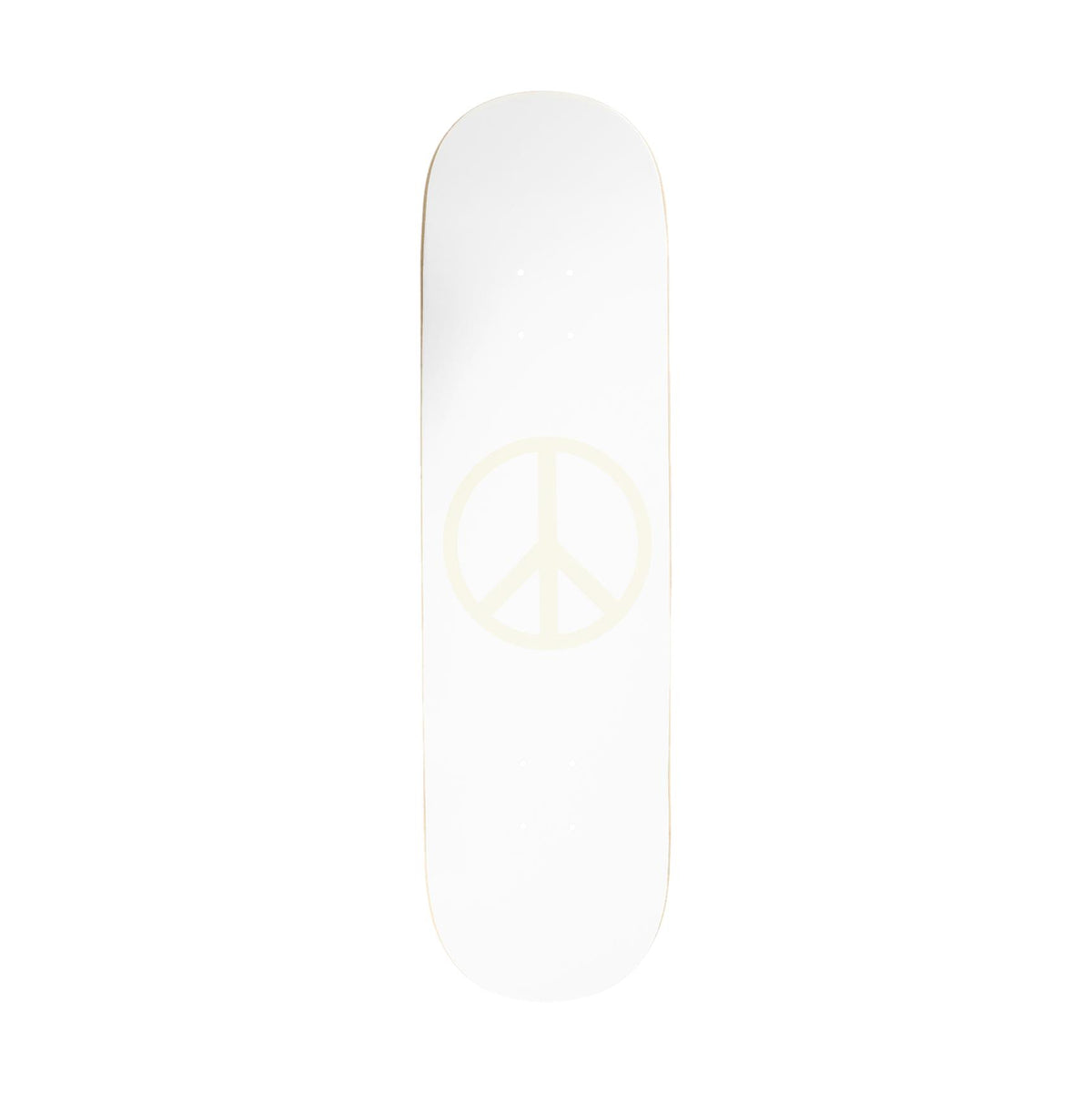 Violet Skateboards Glow in the Dark Peace Deck White 8.38 - Venue Skateboards