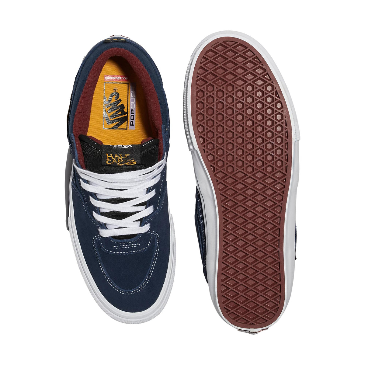 Vans Skate Half Cab Navy/Burgundy - Venue Skateboards