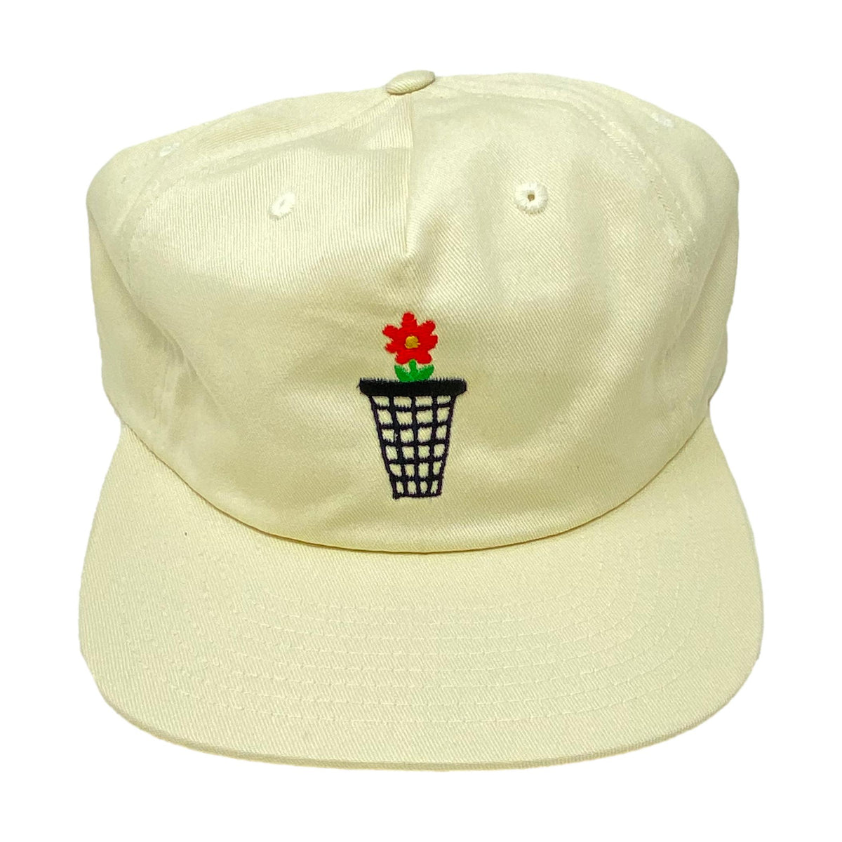 Venue Trash Can Logo Pinch Front Hat Marshmellow - Venue Skateboards