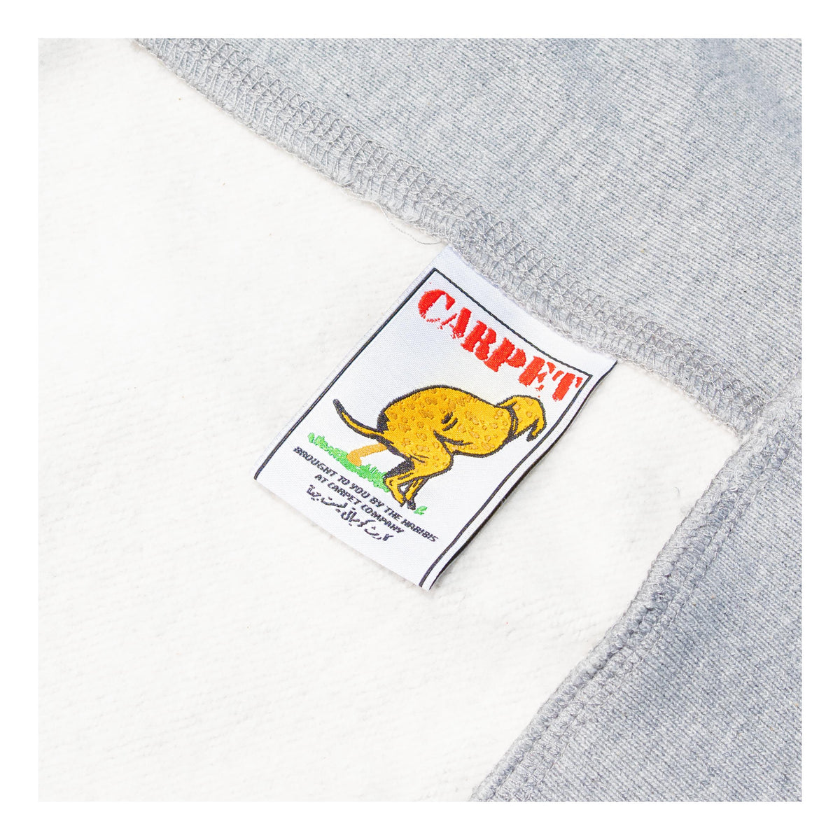 Carpet Varsity Logo Hoodie Grey - Venue Skateboards