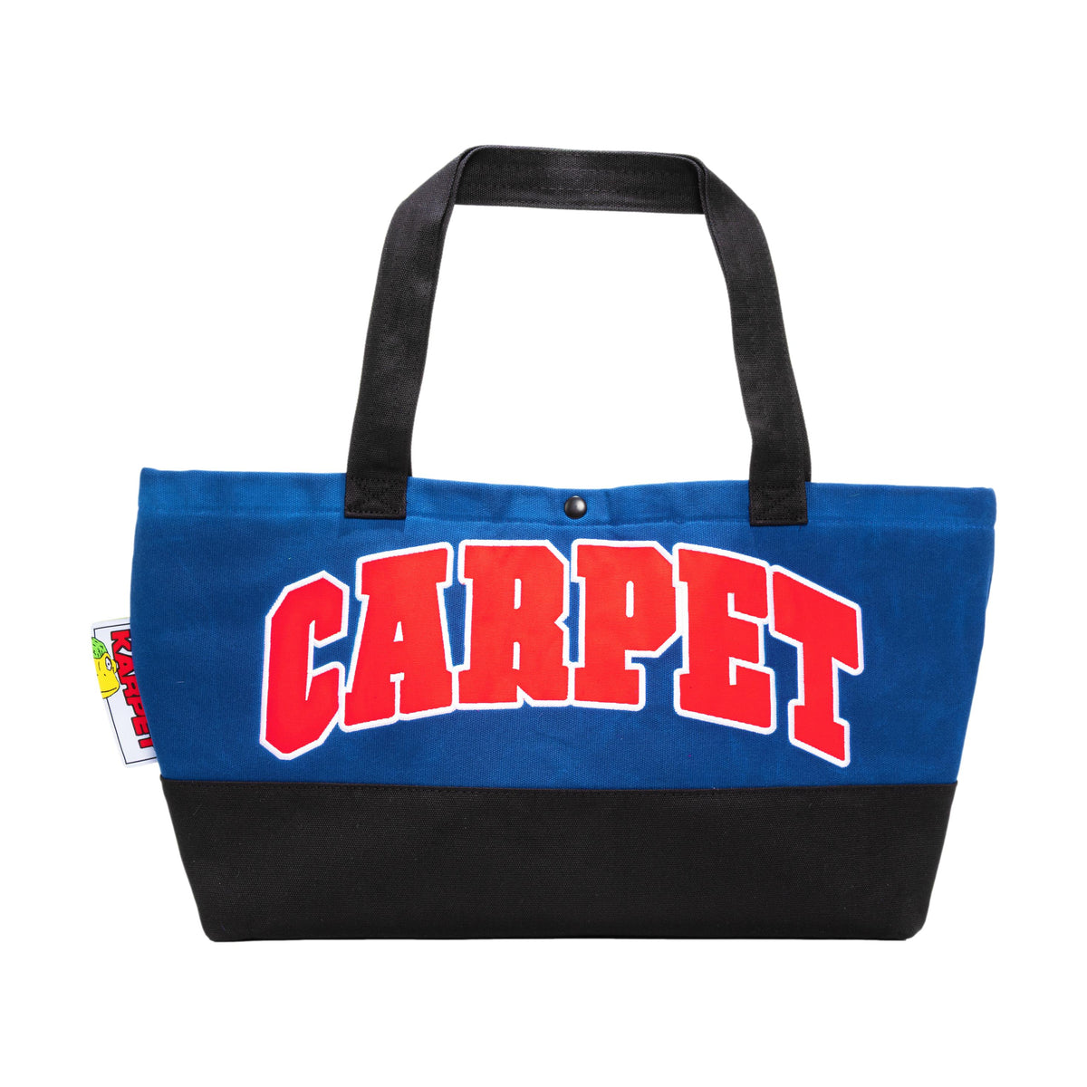 Carpet Varsity Logo Waxed Canvas Tote bag Blue - Venue Skateboards