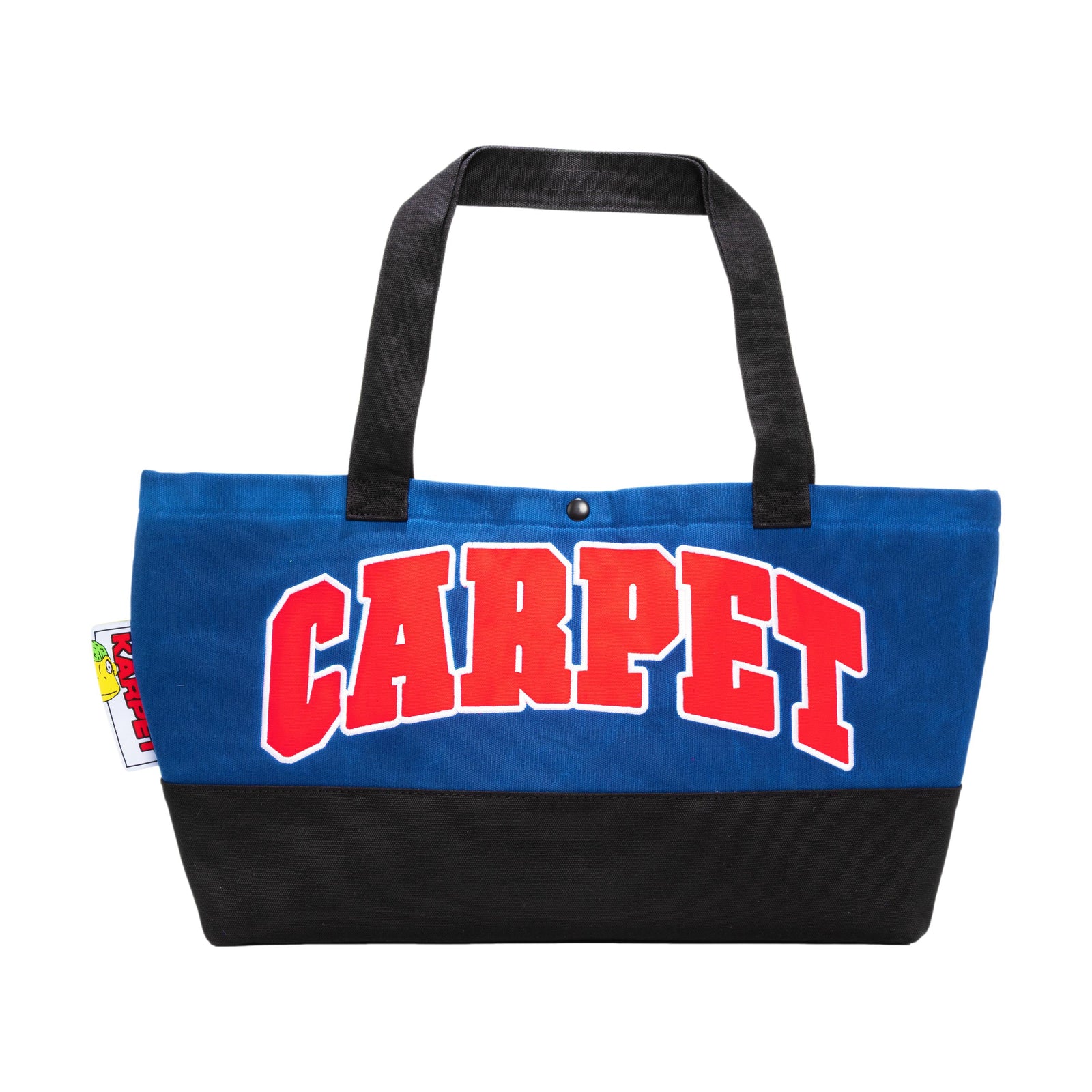 Carpet Varsity Logo Waxed Canvas Tote bag Blue - Venue Skateboards