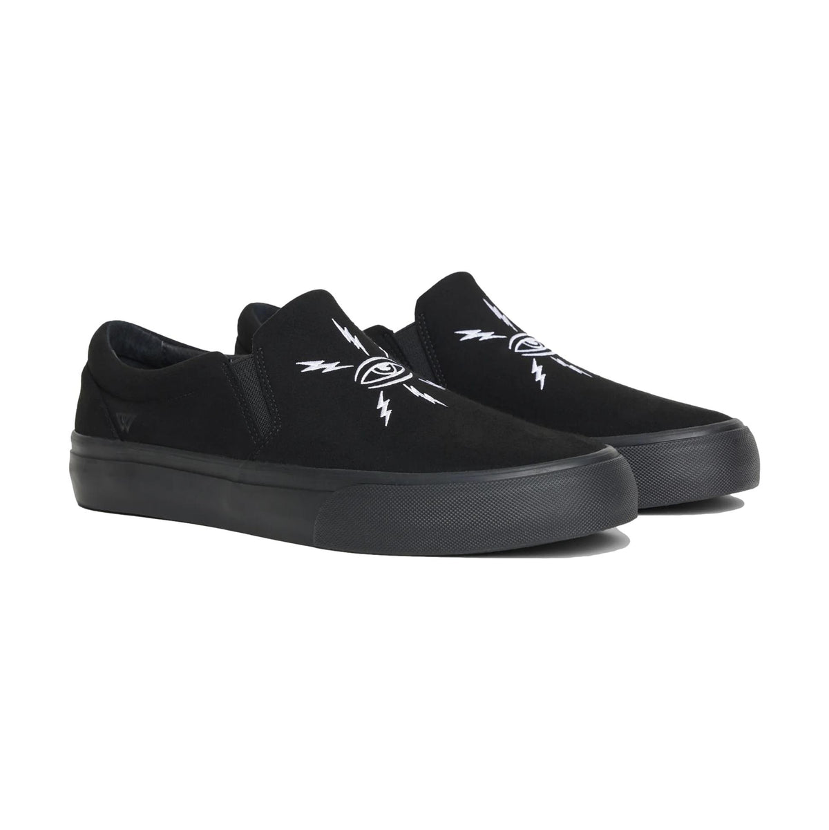 Warsaw Stranger Templeton Blk/Blk Synthetic Slip On - Venue Skateboards