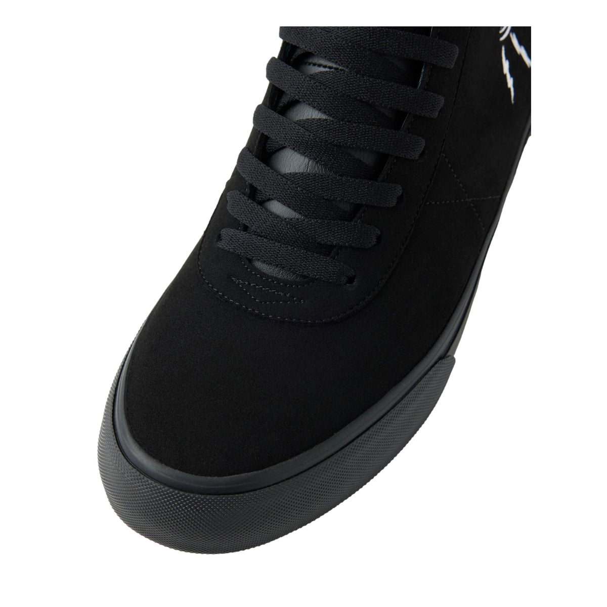 Warsaw Chapter Mid Templeton Black/Black Synthetic Suede - Venue Skateboards