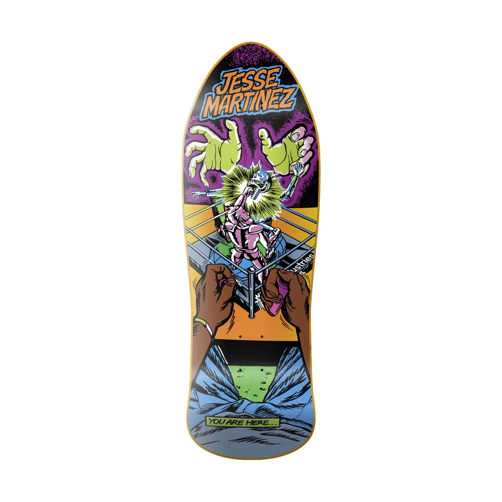World Industries Jesse Martinez Rock'em Sock'em 10.126" Deck - Venue Skateboards