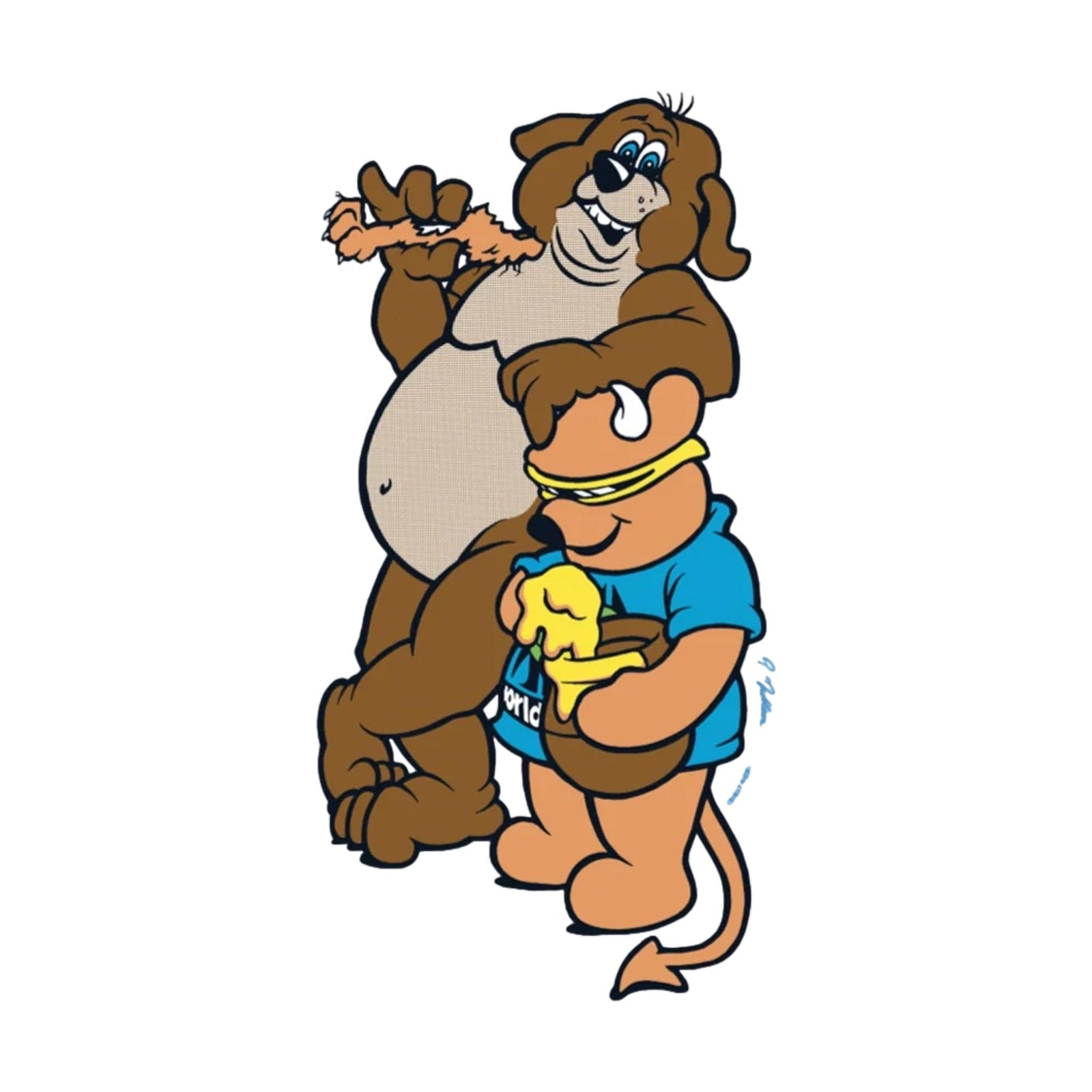 World Industries Mullen Bear Sticker - Venue Skateboards