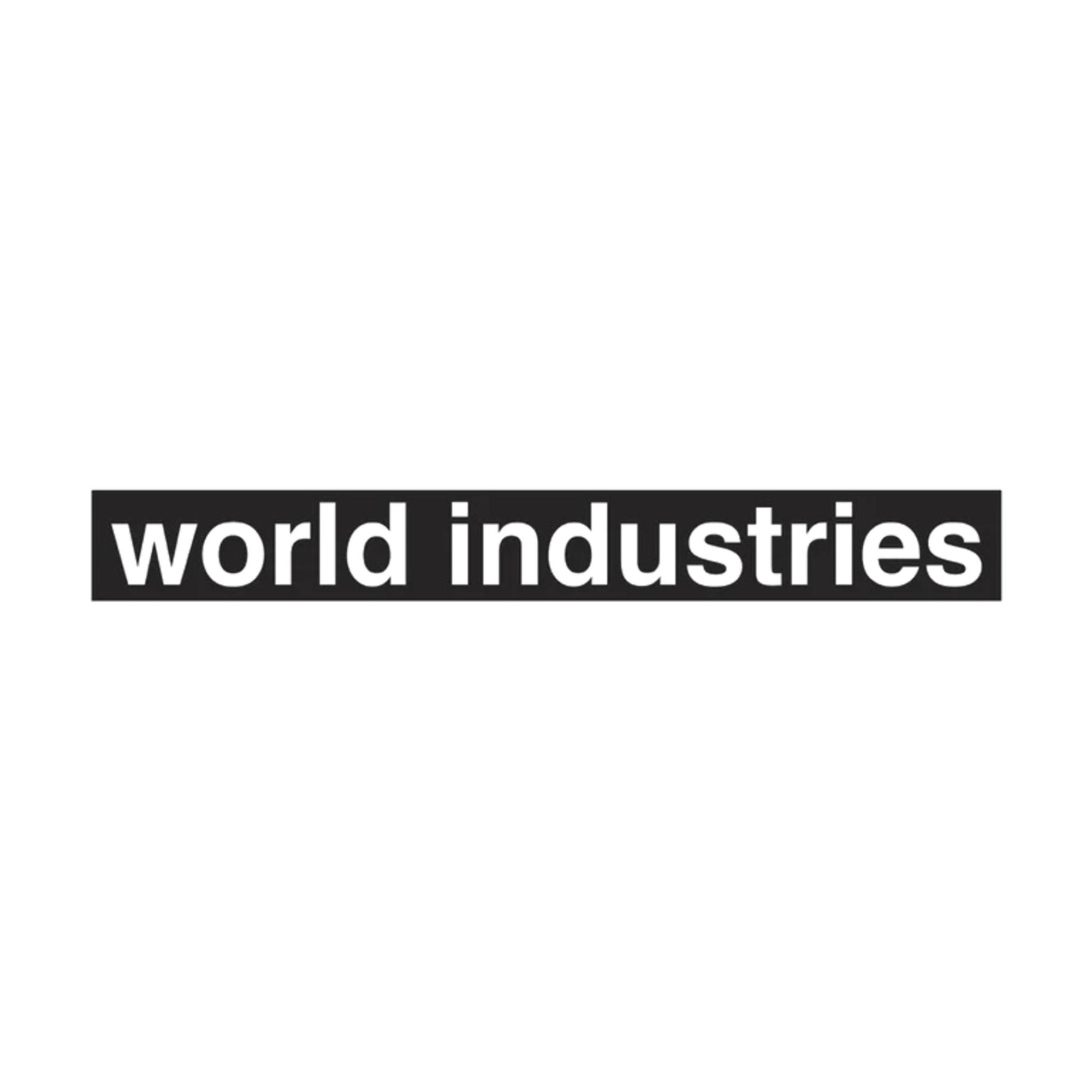 World Industries World Logo Sticker - Venue Skateboards