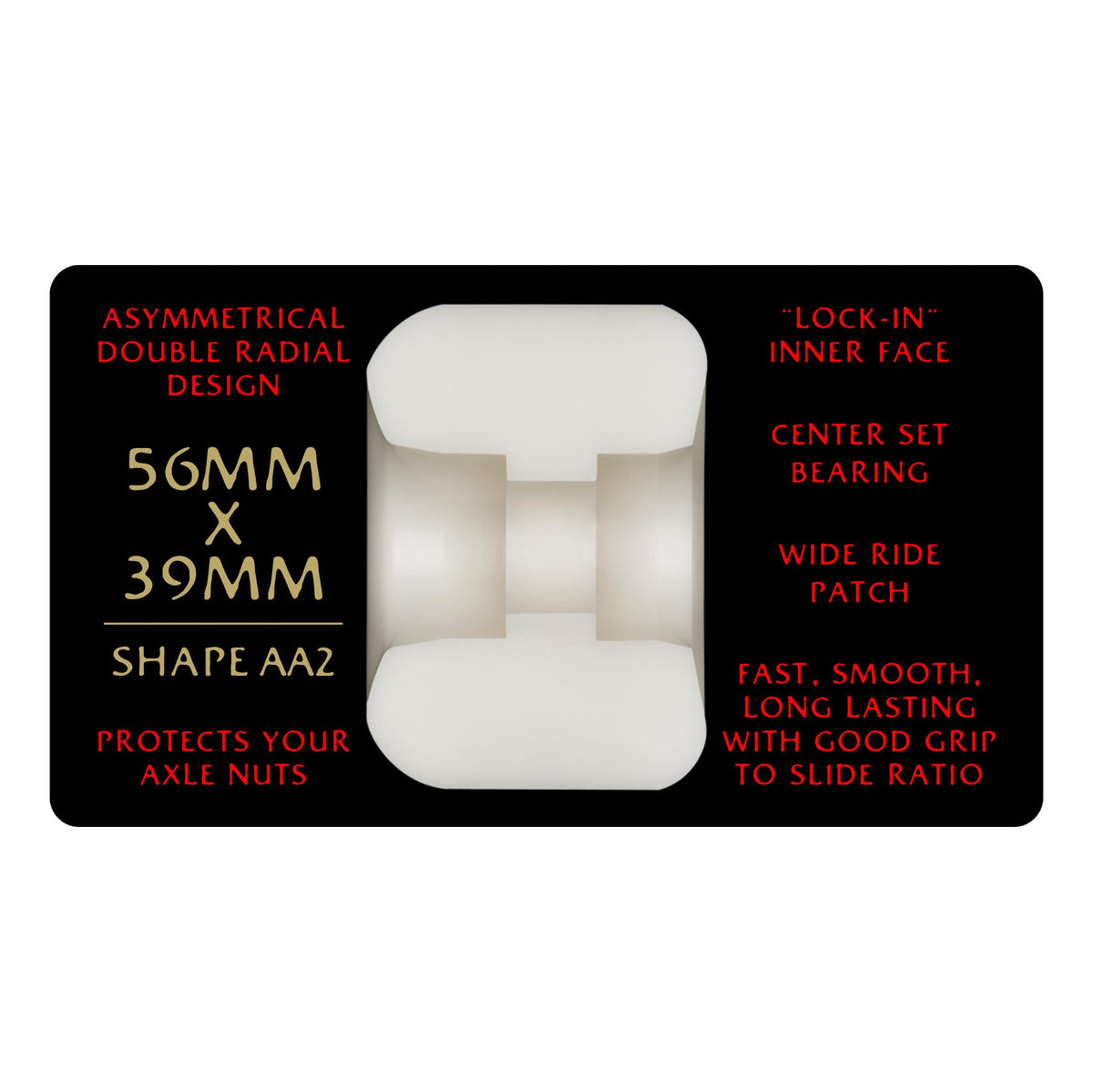 Powell Peralta Dragon Formula Nano Rats 56mmX39mm 93a AA2 Wheels