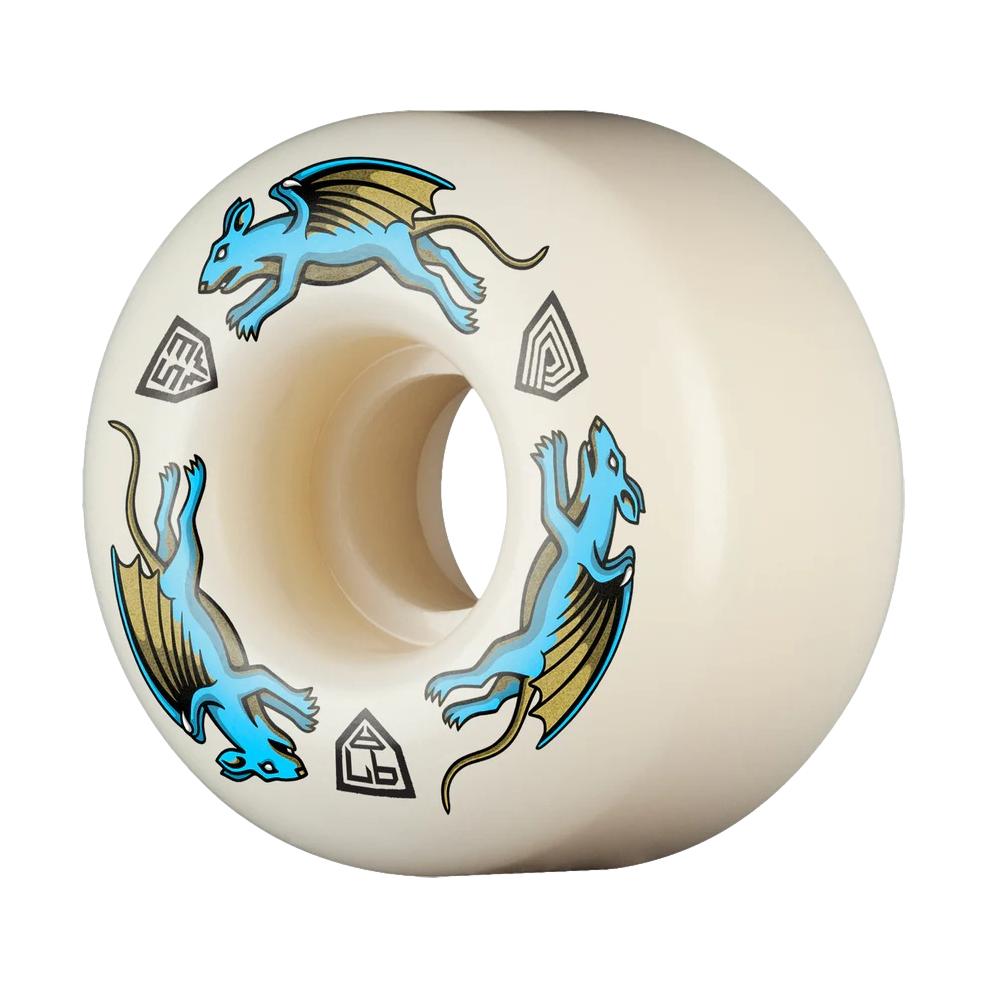 Powell Peralta Blue Dragon Formula Nano Rats AV4 53mmX34mm 97a Wheels - Venue Skateboards