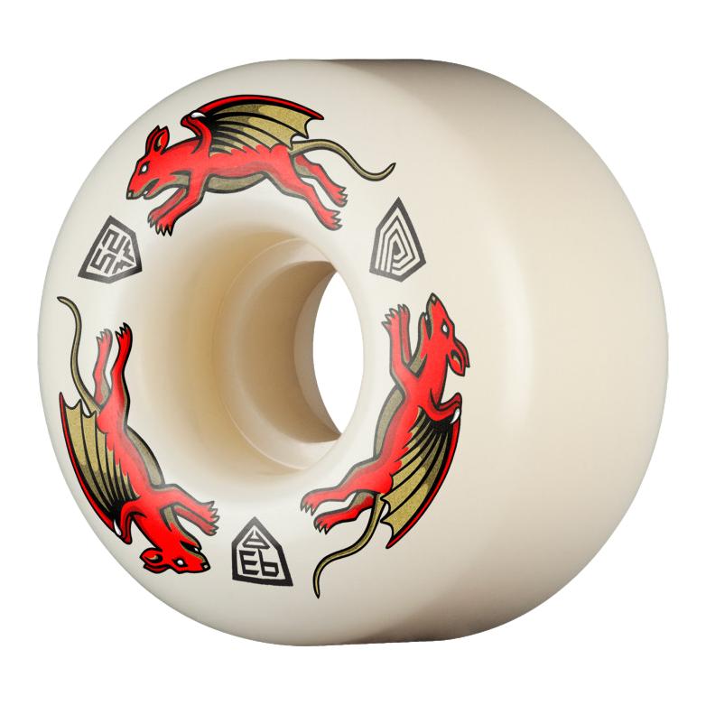 Powell Peralta Dragon Formula Wheels Red Nano Rats 52mm X 34mm 93a AV4 - Venue Skateboards