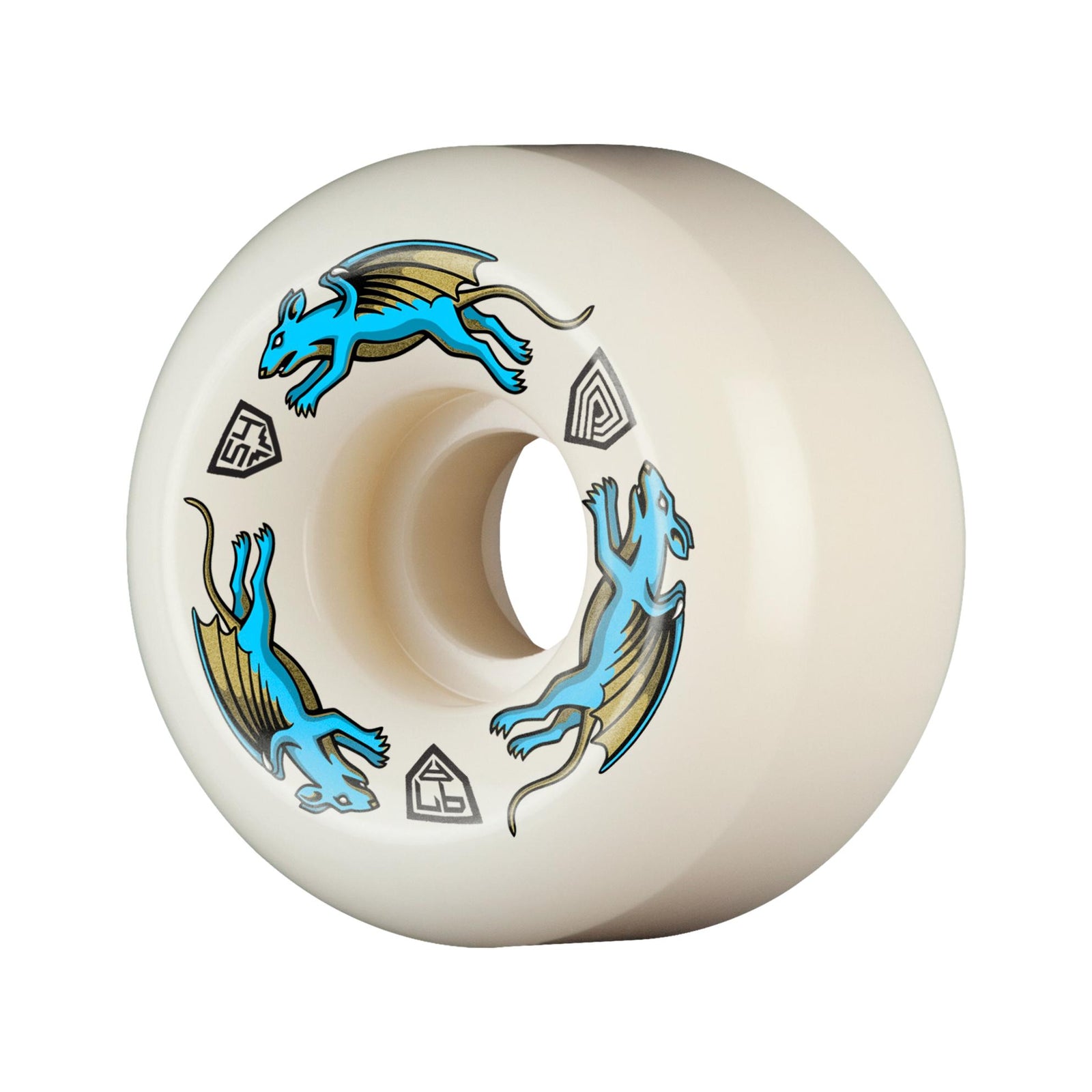 Powell Peralta Blue Dragon Formula Nano Rats AV6 54mmX34mm 97a Wheels - Venue Skateboards