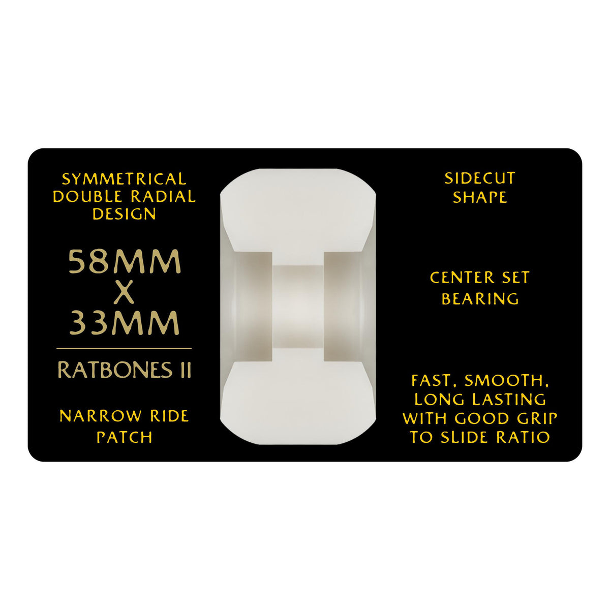 Powell Peralta Yellow Dragon Formula RB2 58mm/33mm 95A Wheels - Venue Skateboards