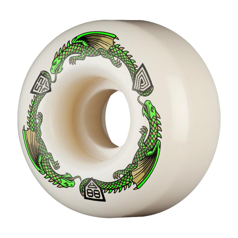 Powell Peralta Dragon Formula 52mm X 31mm 88a V1 - Symmetrical Shape - Venue Skateboards
