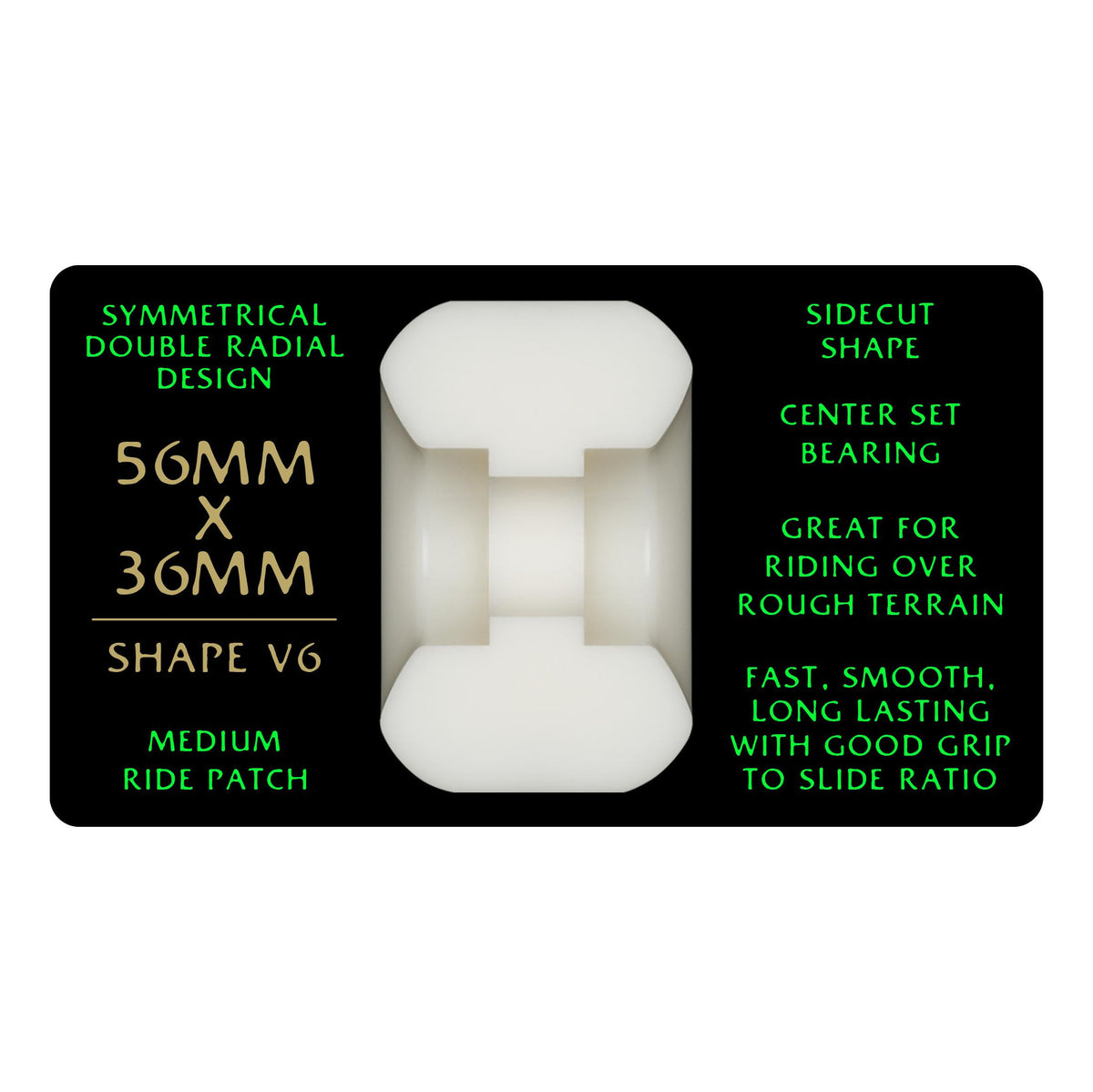 Powell Peralta Dragon Formula 56mm/36mm 88a V6 Wheels - Venue Skateboards