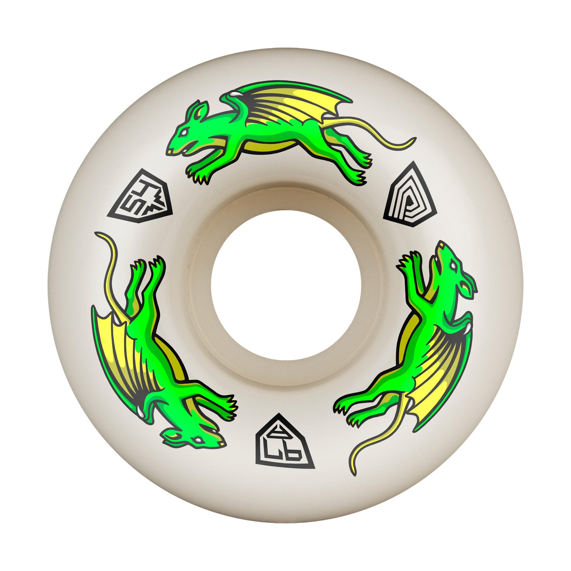 Powell Peralta Dragon Formula Nano Rats 54mmX34mm 97a Wheels - Venue Skateboards