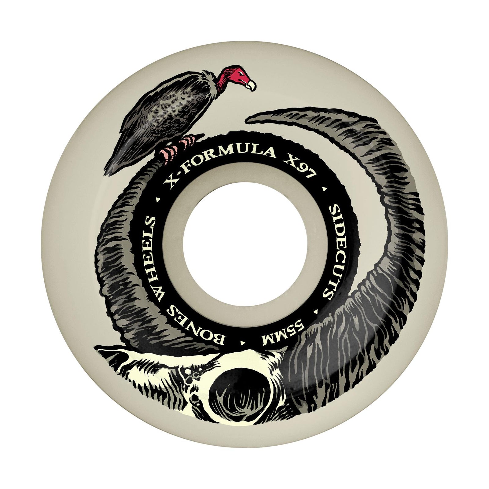 Bones Wheels XF Floor Horns 55mm 97a V5 Sidecut Wheels - Venue Skateboards