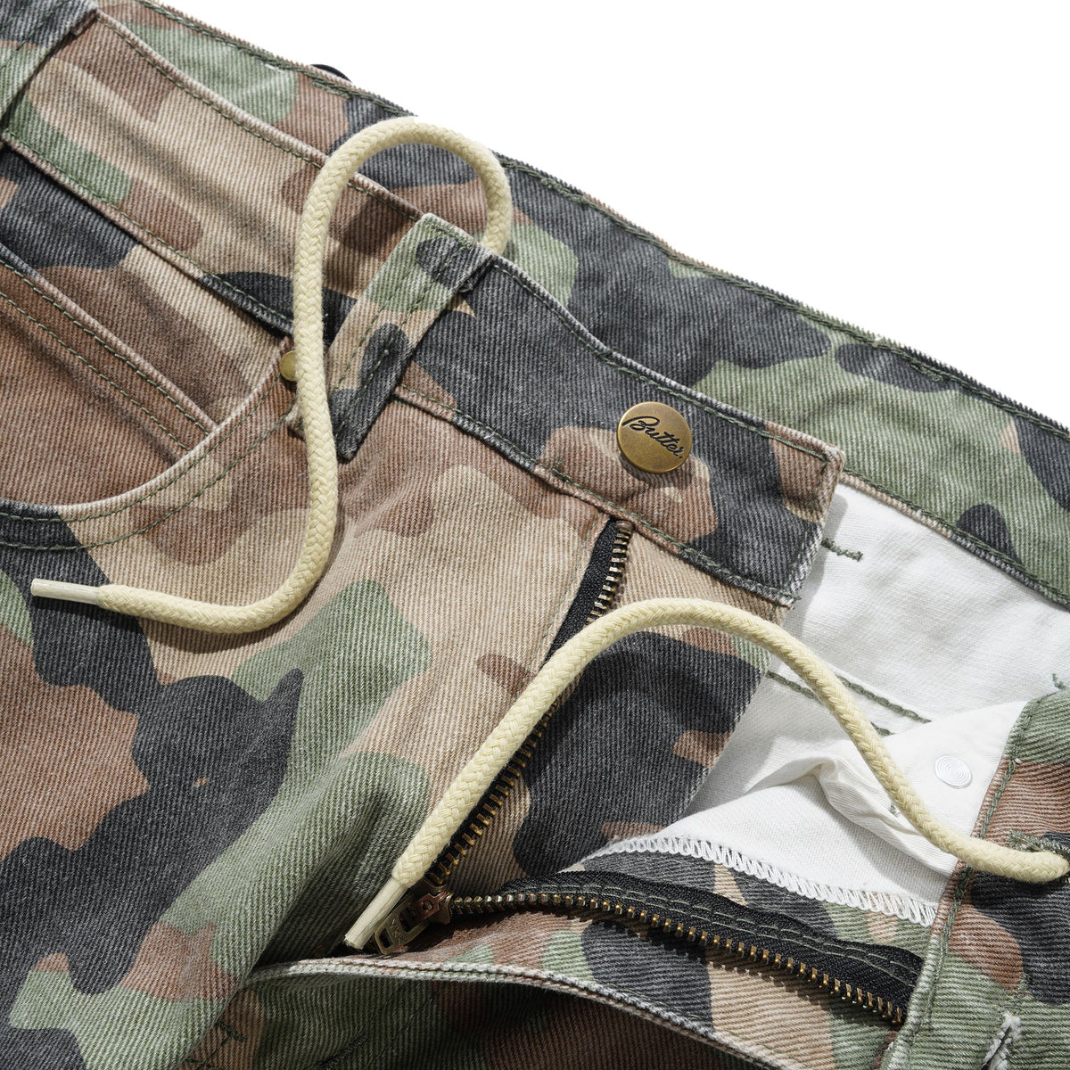 Butter Weathergear Denim Jeans Woodland Camo - Venue Skateboards