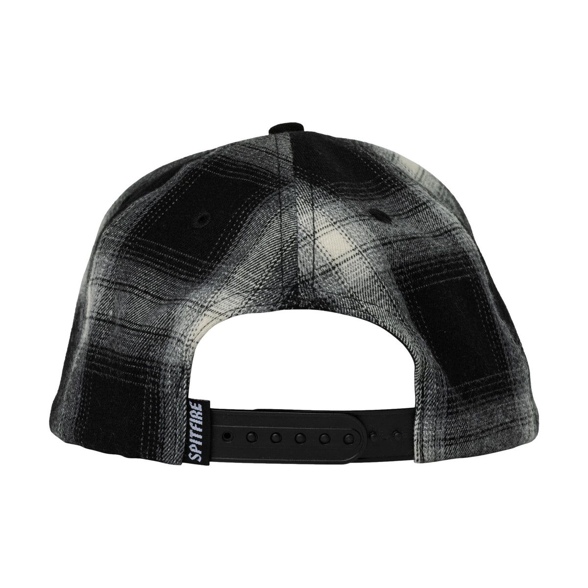 Spitfire Classic 87 Swirl Patch Snapback Hat Black/White - Venue Skateboards