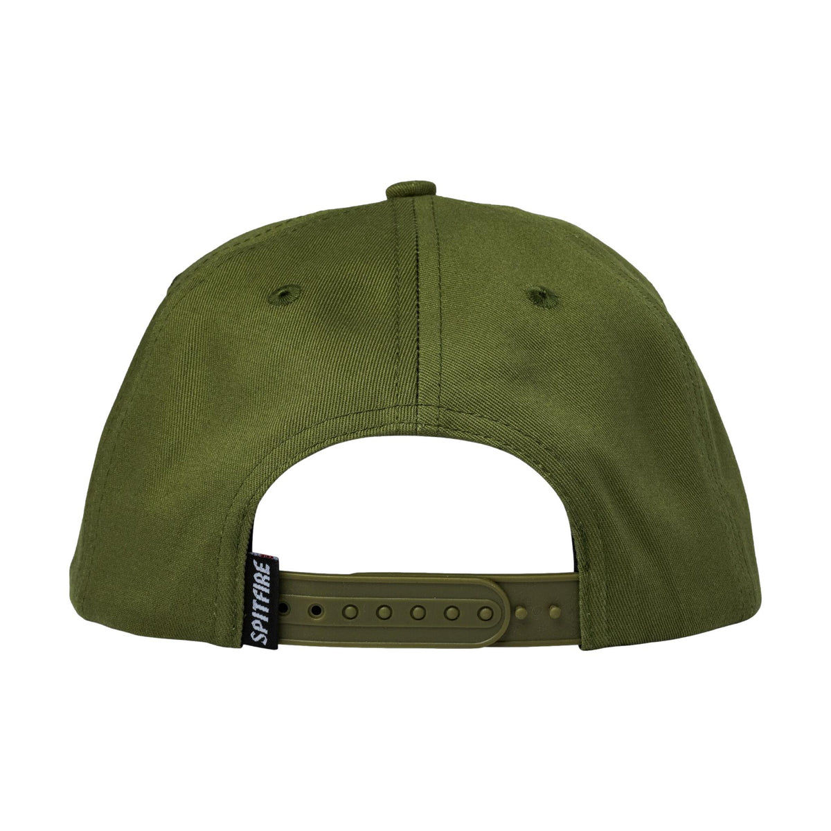 Spitfire Adj. Old E Arch Snapback Hat Olive/Gold - Venue Skateboards