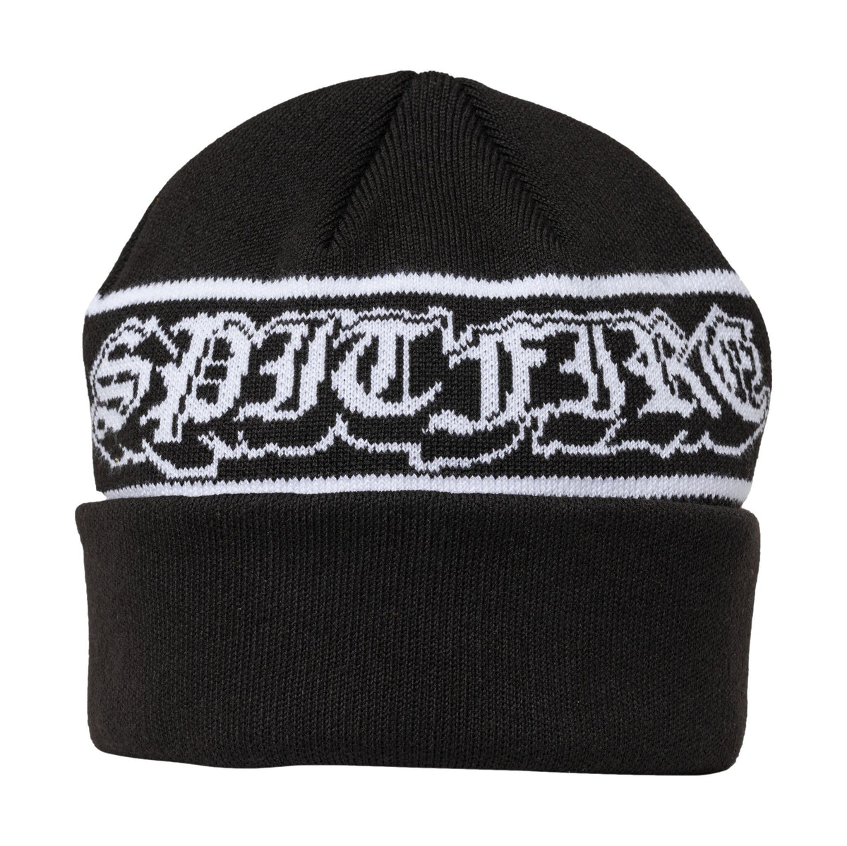 Spitfire Old E Drop Cuff Beanie Black/White