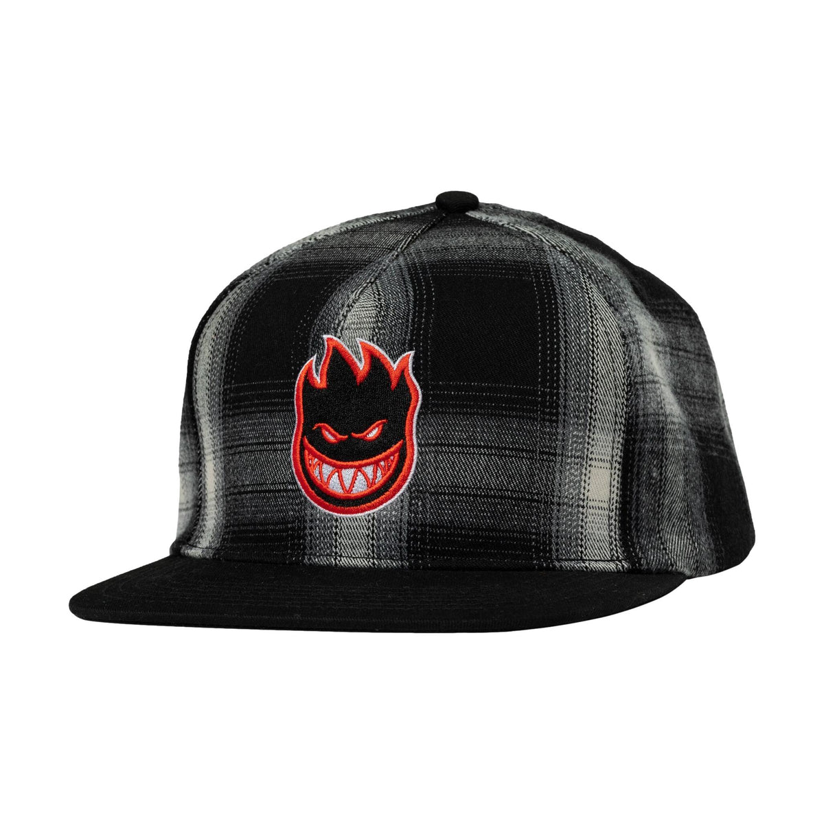 Spitfire Adj. Bighead Fill Snapback Hat Plaid - Venue Skateboards