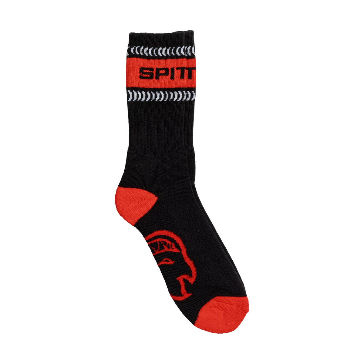 Spitfire Classic 87 Socks 3-Pack Black/White/Red - Venue Skateboards