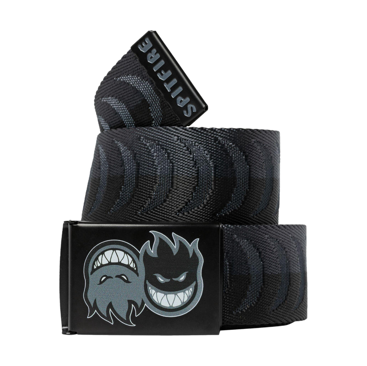Spitfire Eternal Crescent Web Belt Charcoal/Black  Venue Skateboards
