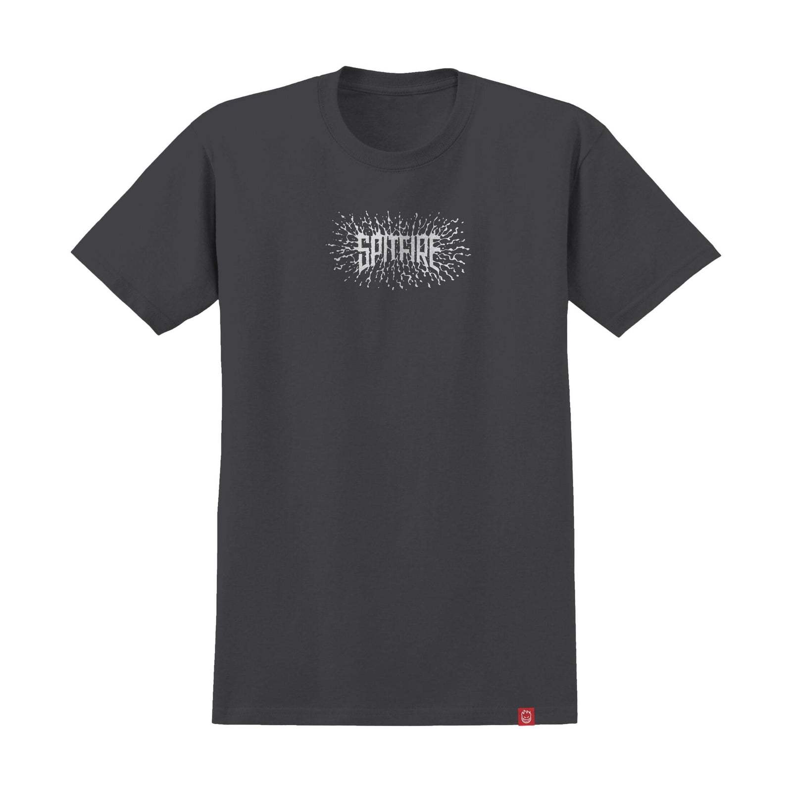 Spitfire Splat Youth Tee Charcoal - Venue Skateboards