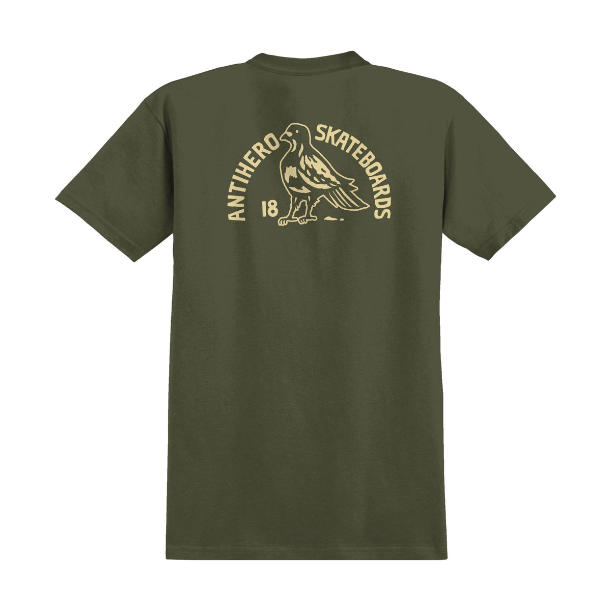 Anti Hero Clubhouse Ringspun Tee Olive - Venue Skateboards