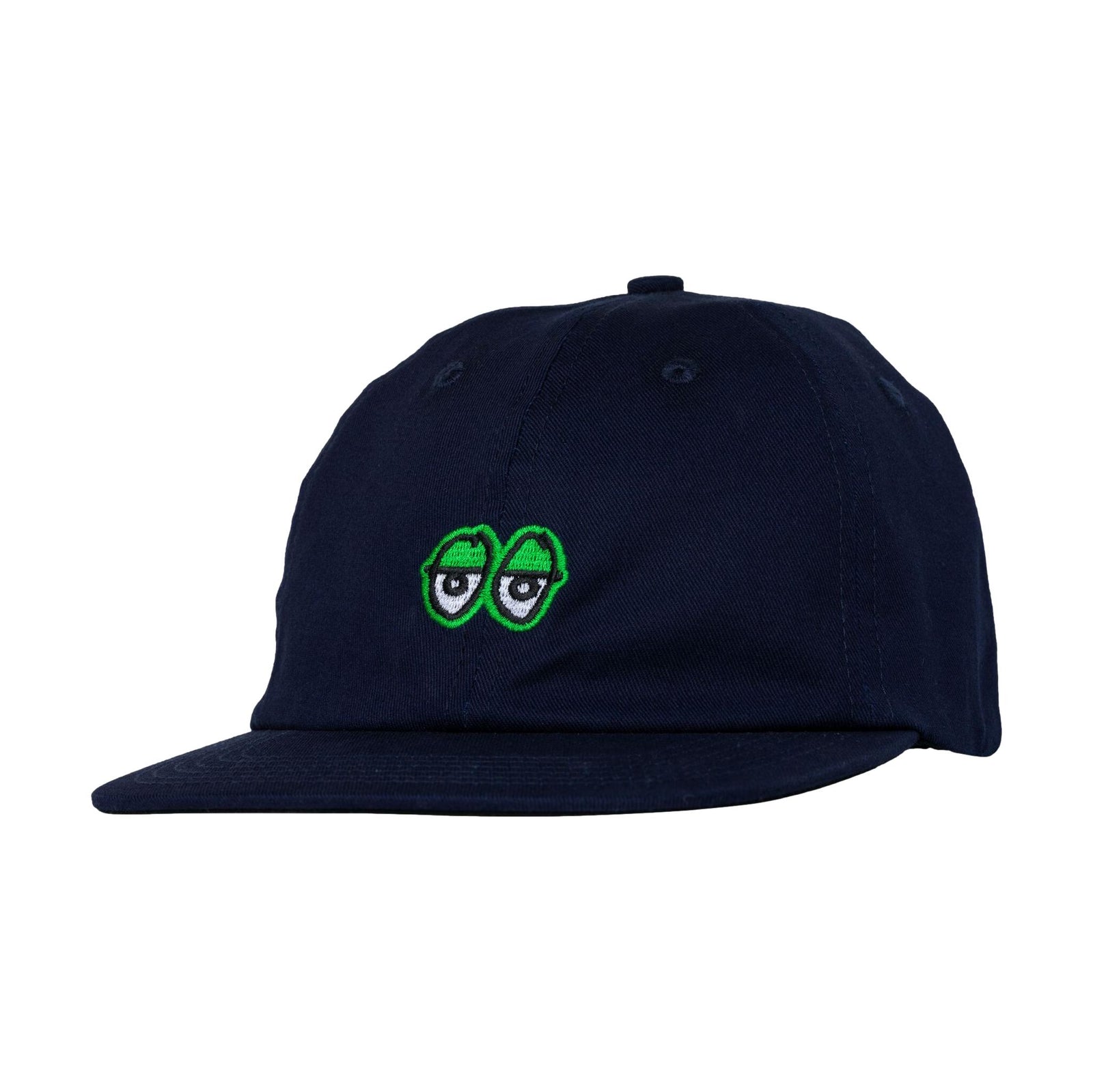 Krooked Eyes Adjustable Strapback Navy/Green - Venue Skateboards