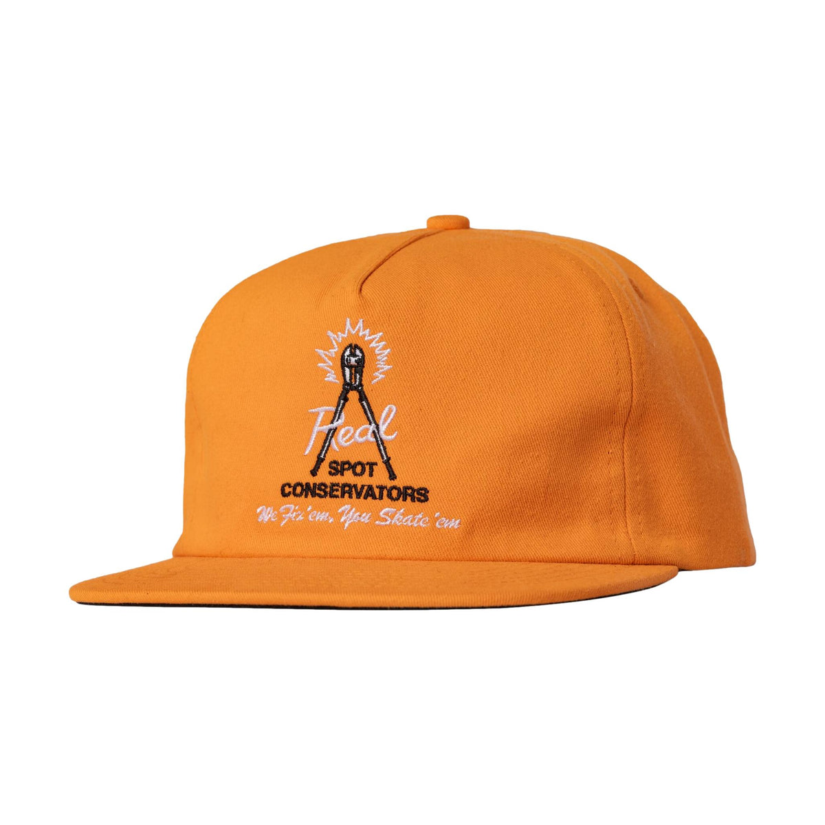 Real Spot Conservators Snapback Hat Orange