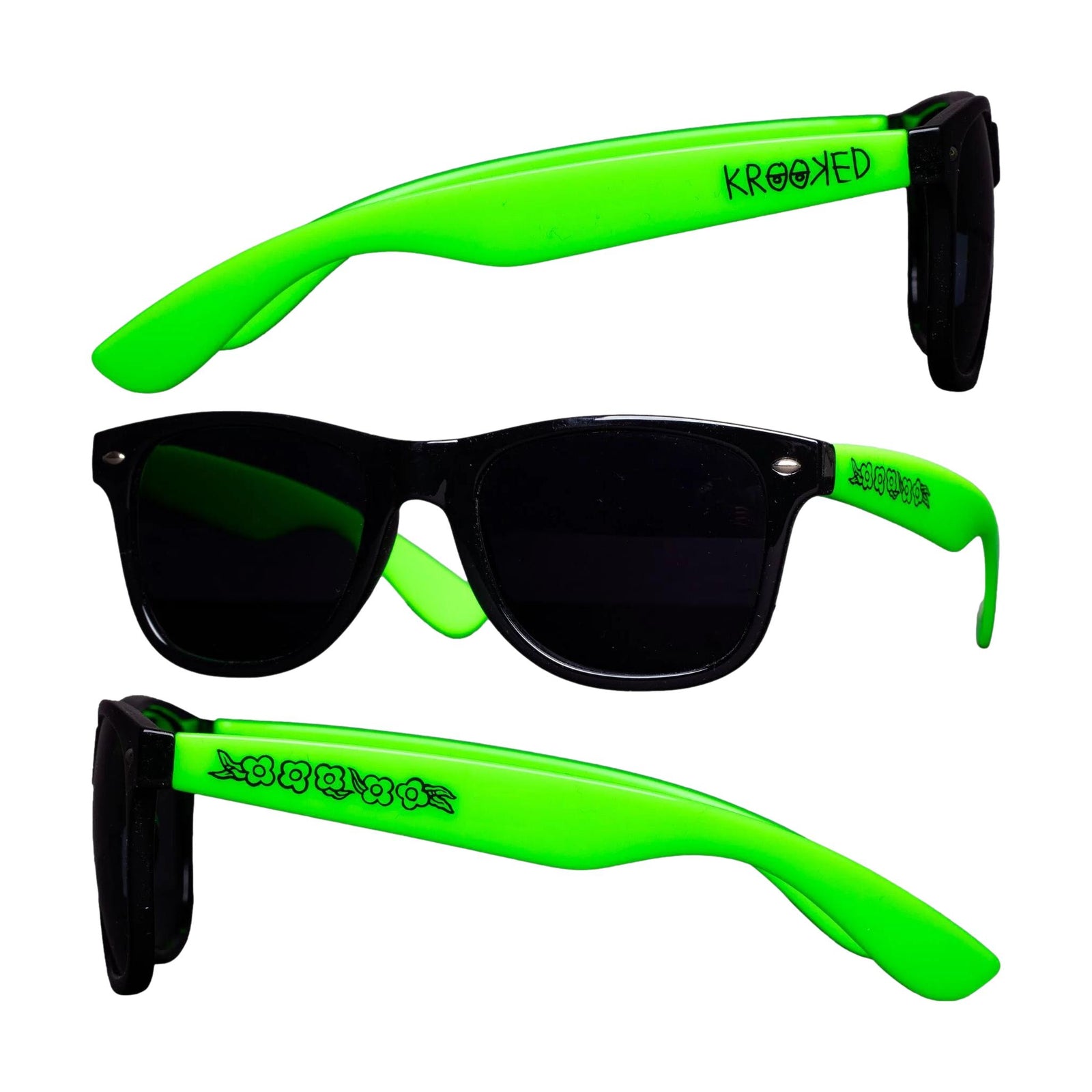Krooked Sunglasses Green - Venue Skateboards