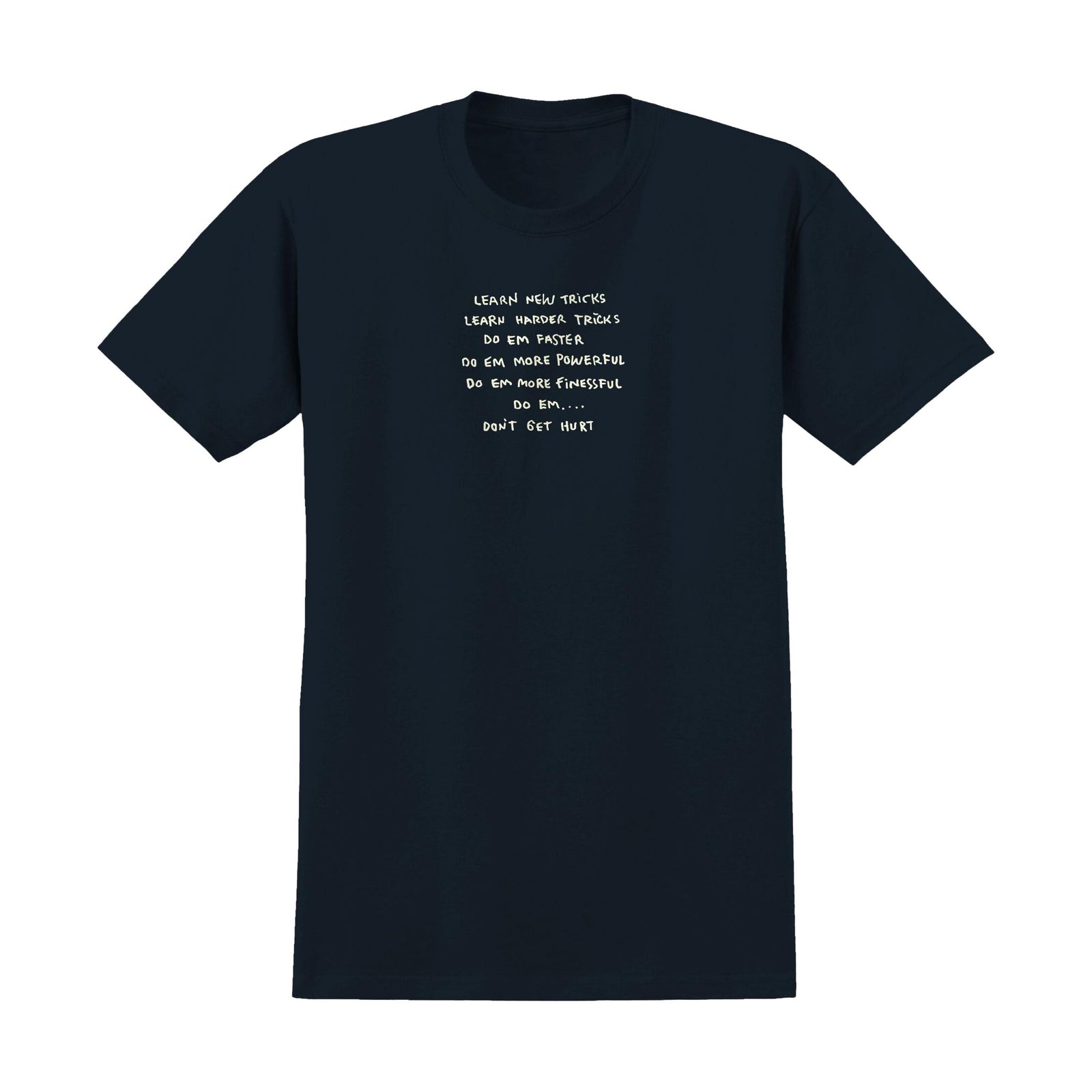 Krooked New Tricks T-Shirt Navy - Venue Skateboards