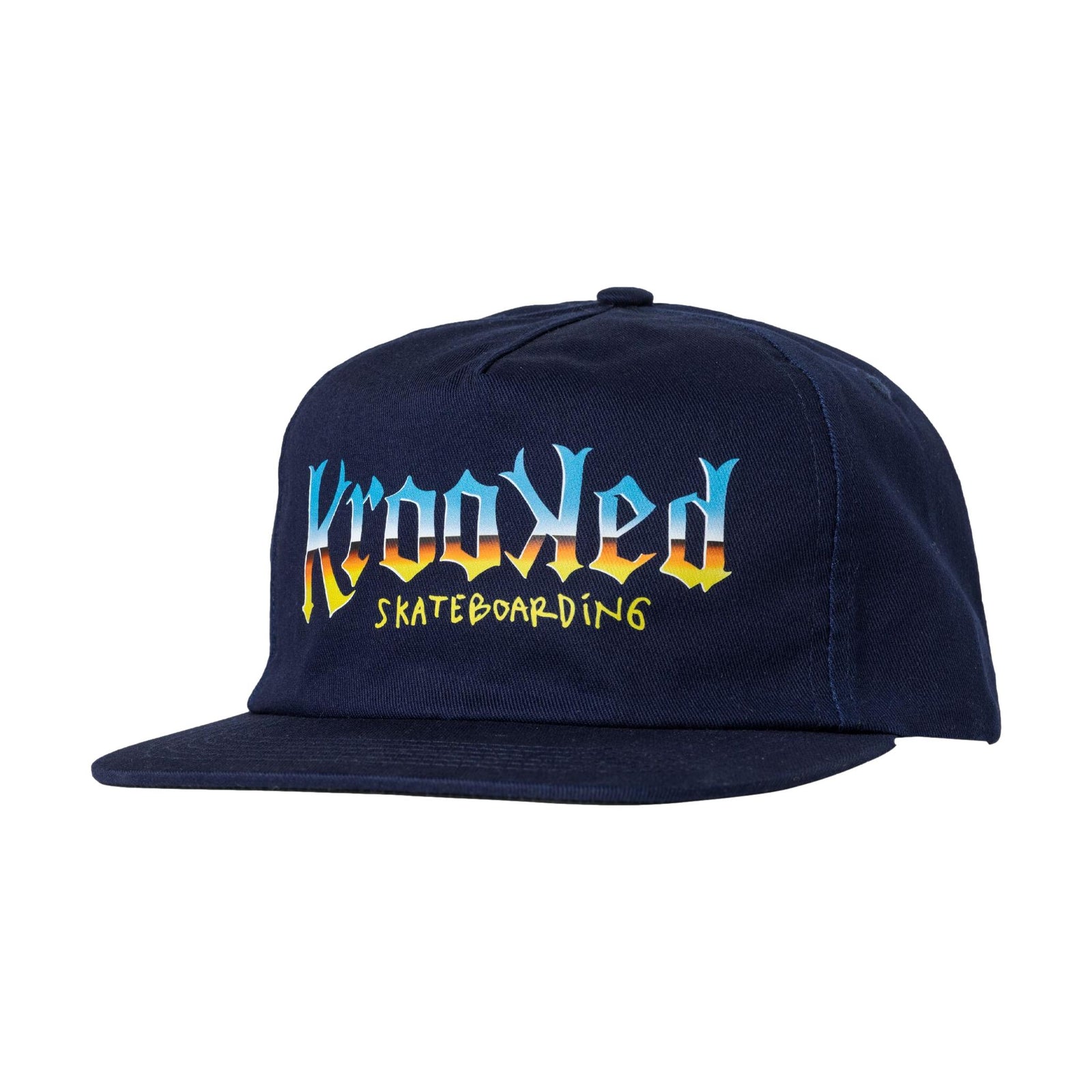 Krooked Chrome Zone Snapback Navy - Venue Skateboards