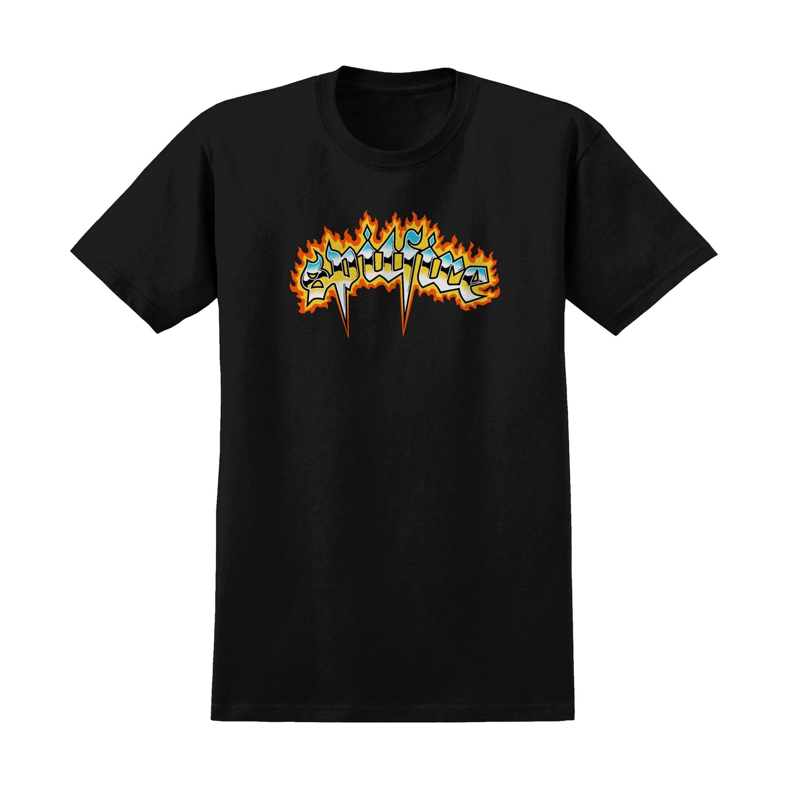 Spitfire Chrome Venom T-Shirt Black - Venue Skateboards