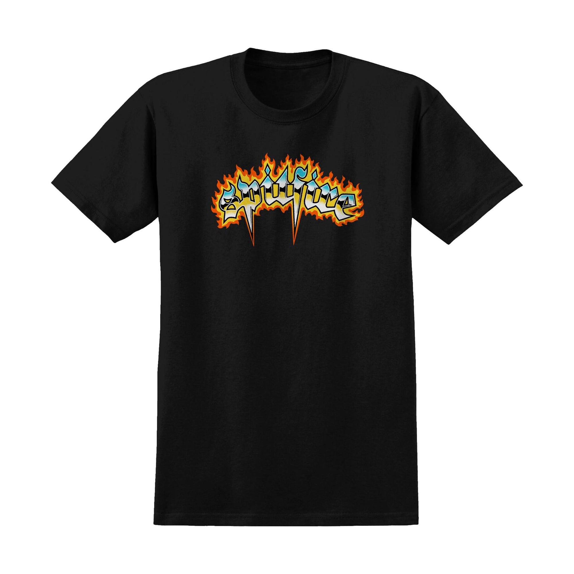 Spitfire Chrome Venom T-Shirt Black - Venue Skateboards