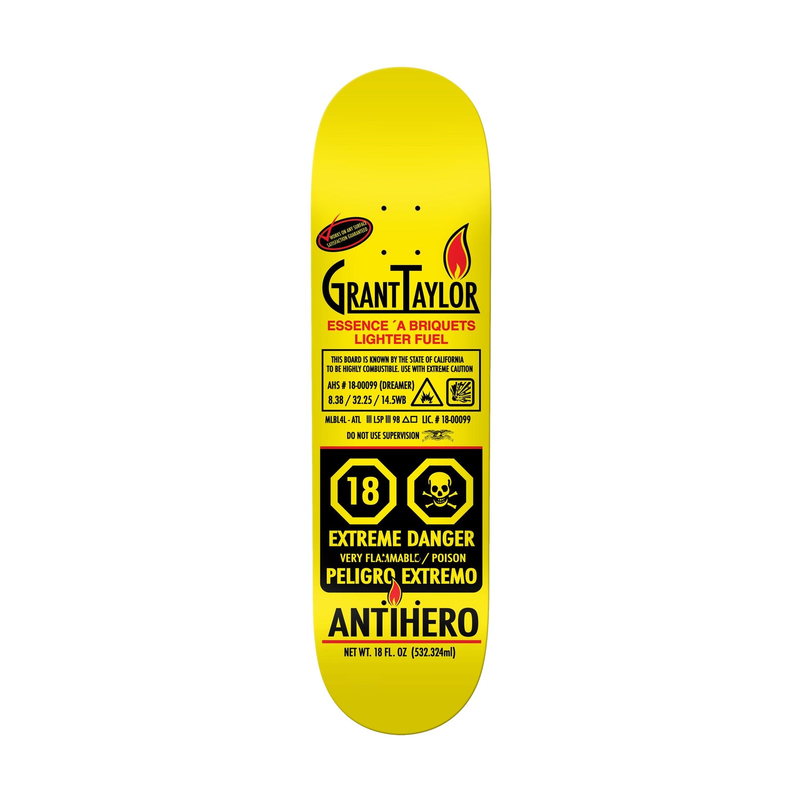 Anti Hero Taylor Fueled Up 8.38" Deck - Venue Skateboards