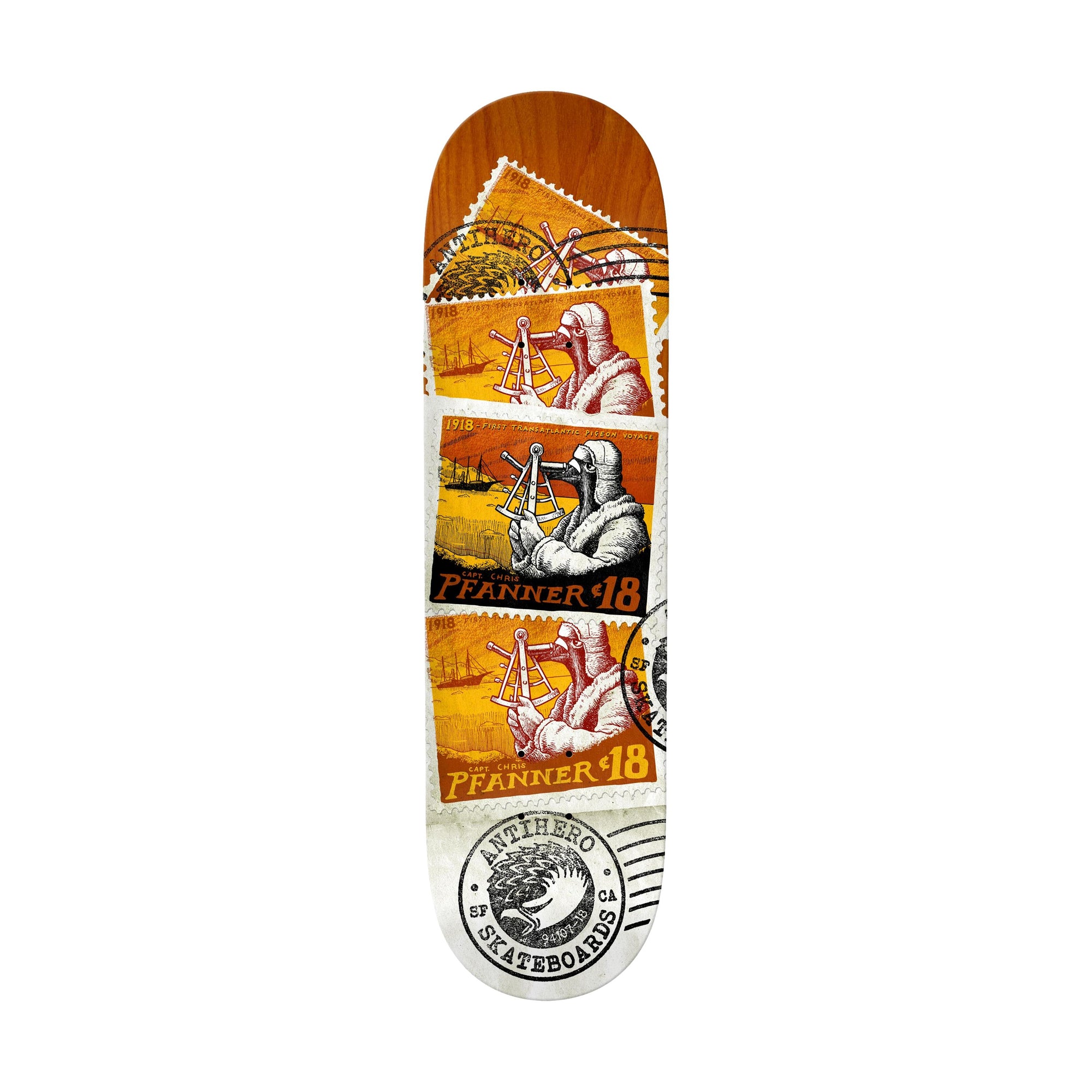 Anti Hero Pfanner Postal 8.25" Deck - Venue Skateboards