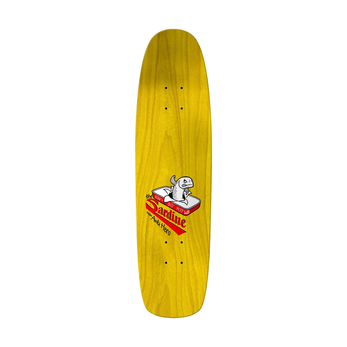 Anti Hero Sardine 8.36&quot; Shaped Eagle Deck - Venue Skateboards