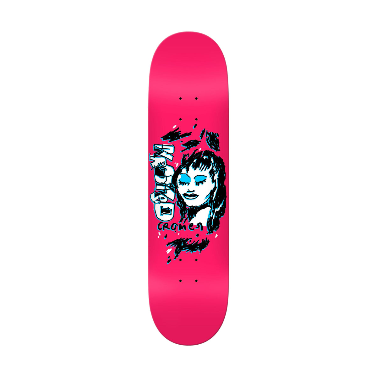 Krooked Cromer Pink &amp; Blue 8.06&quot; Deck - Venue Skateboards