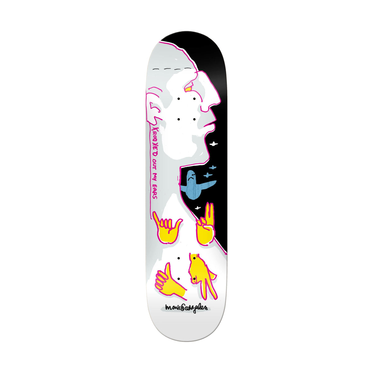 Krooked Gonz Out My Ears 8.75&quot; Deck - Venue Skateboards