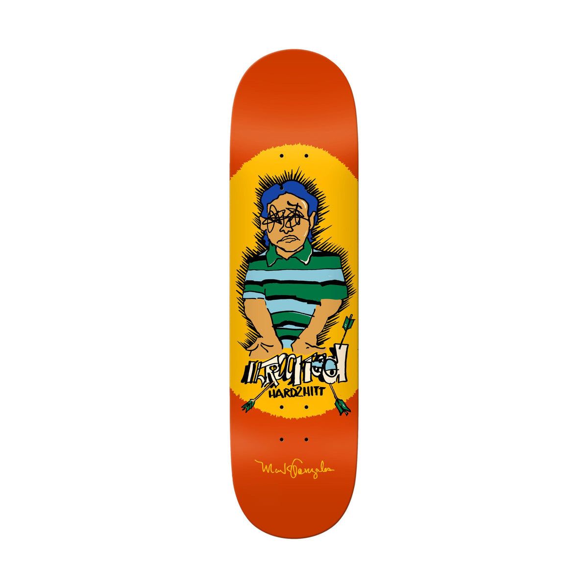 Krooked Gonz Hard2Hitt 8.5" Deck - Venue Skateboards