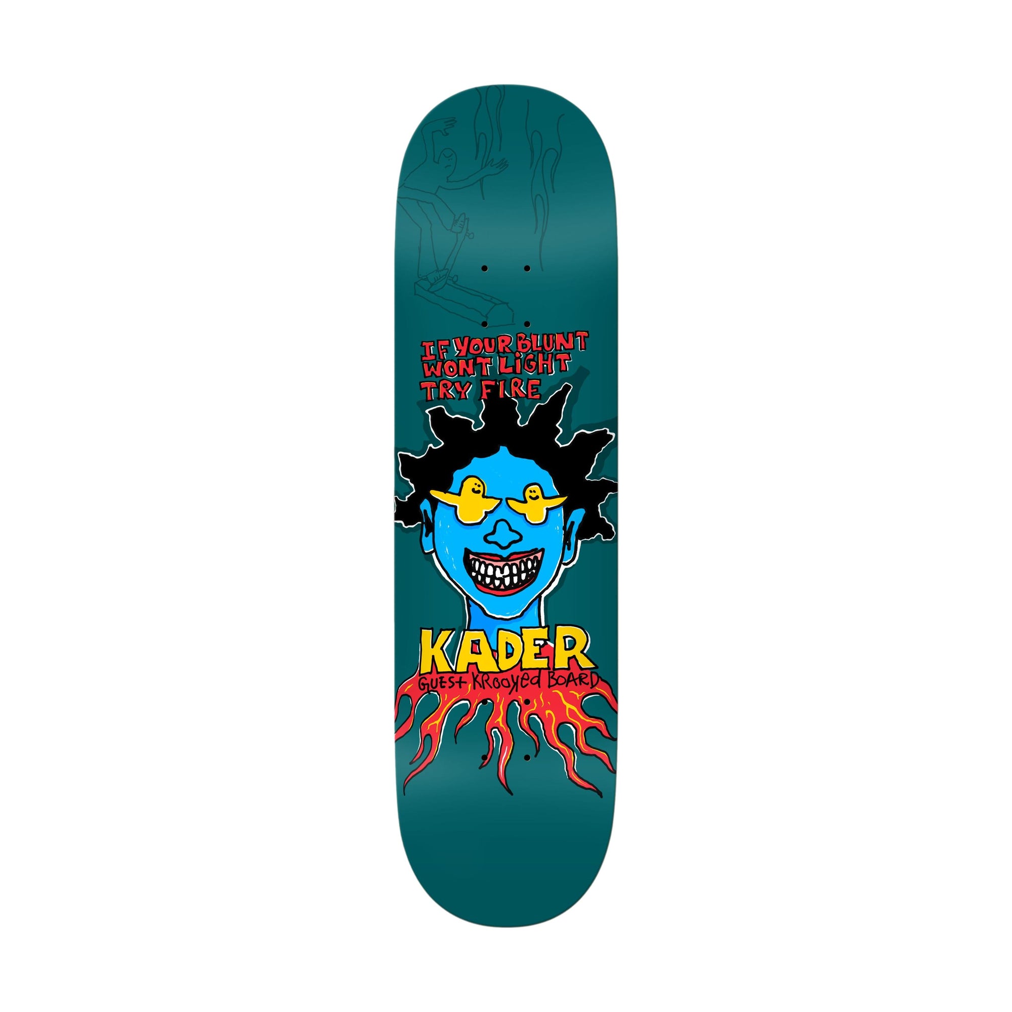 Krooked Kader Guest 8.5" Deck - Venue Skateboards