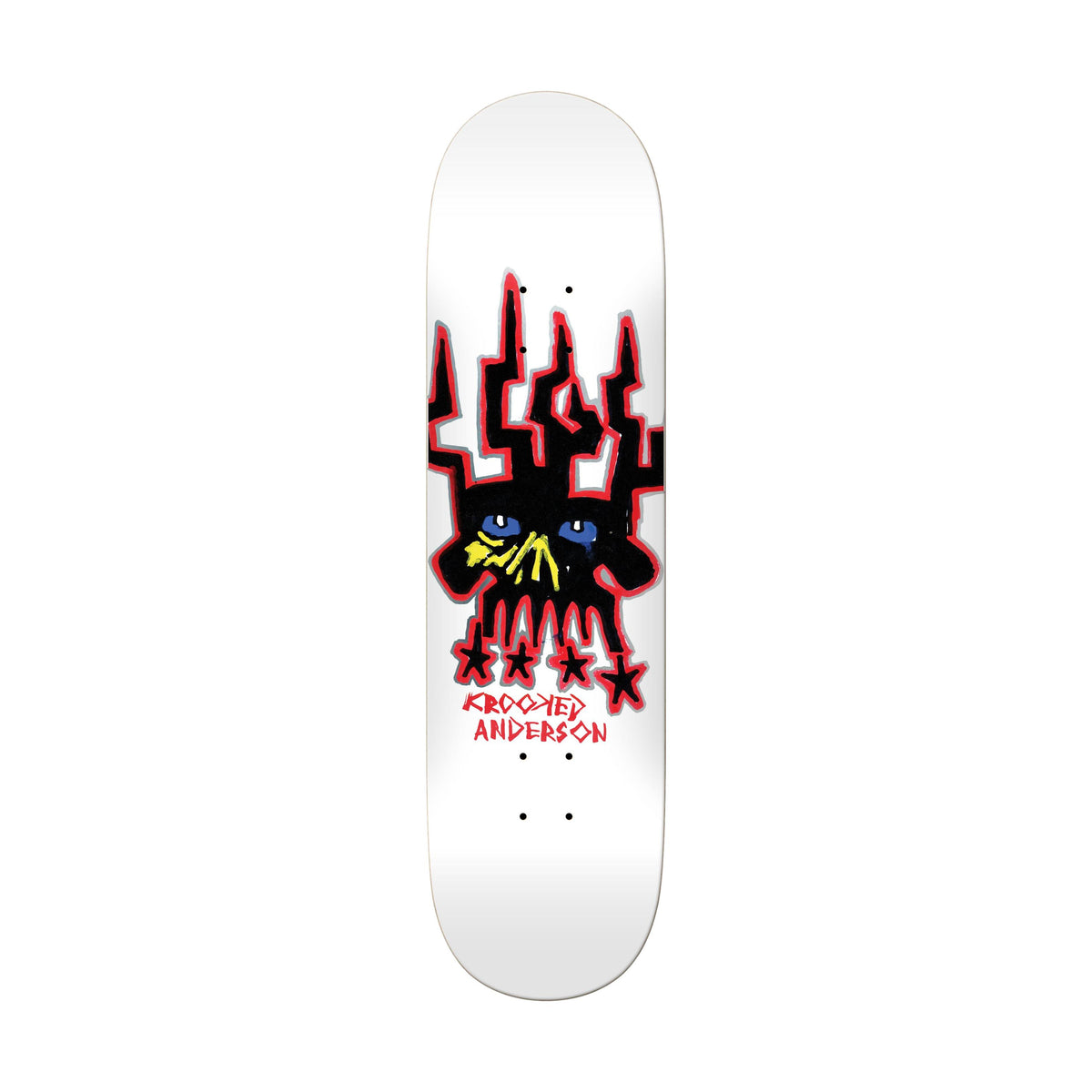 Krooked Manderson Skull King 8.38" Deck - Venue Skateboards