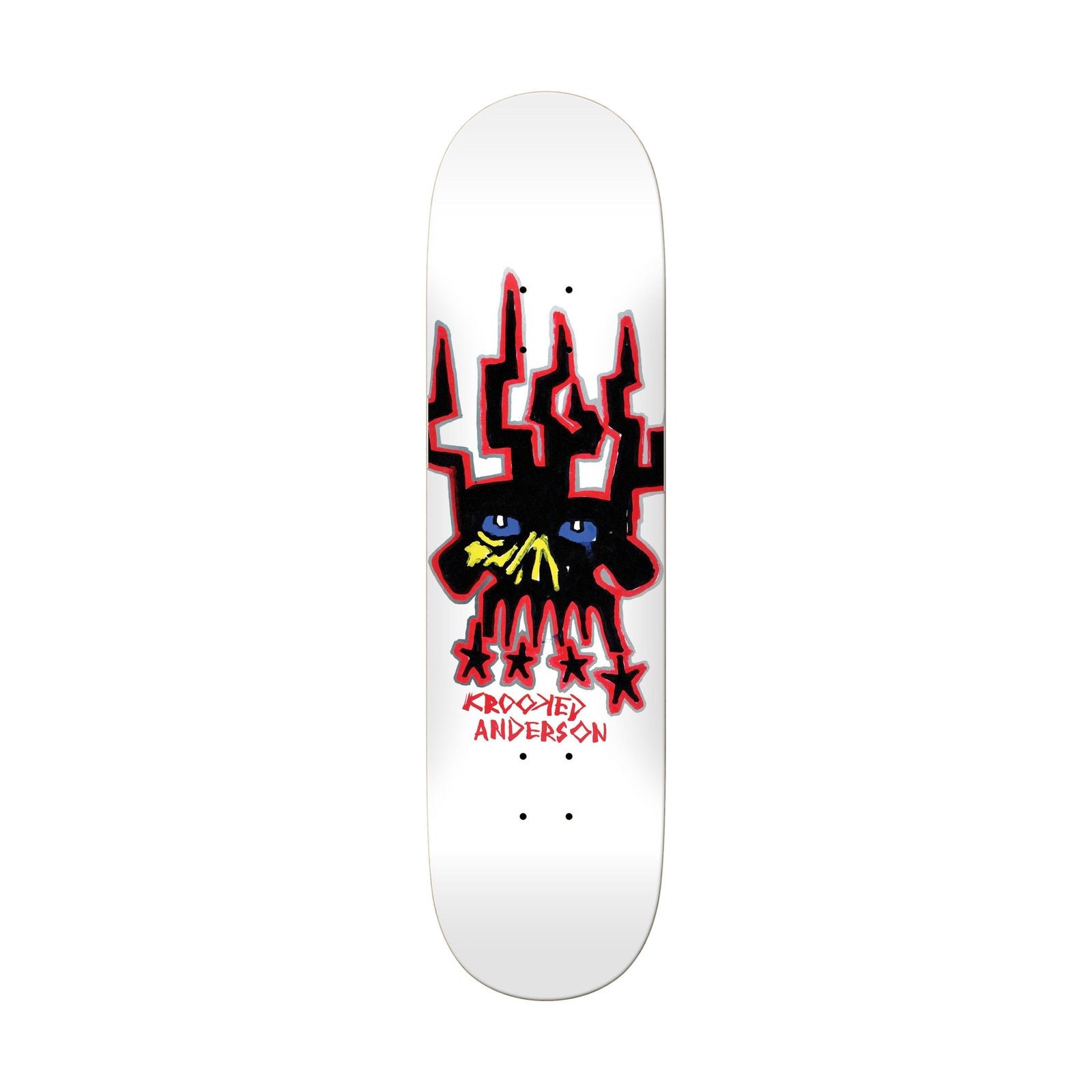 Krooked Manderson Skull King 8.38" Deck - Venue Skateboards