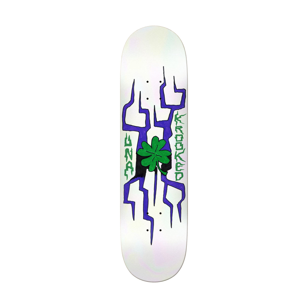 Krooked Una Lightning Clover 8.28&quot; Deck - Venue Skateboards