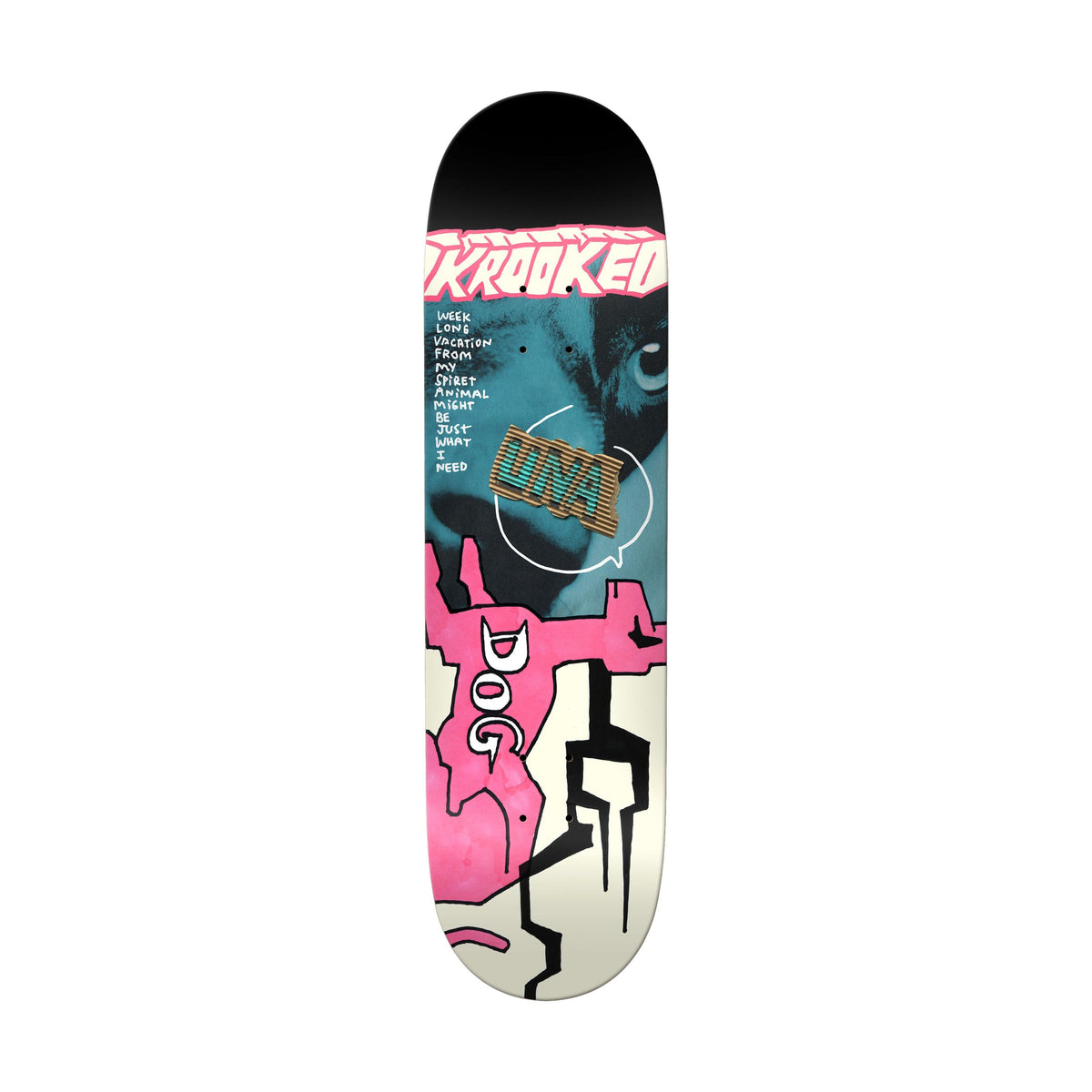 Krooked Una Spiret Animal TF 8.5" Deck - Venue Skateboards