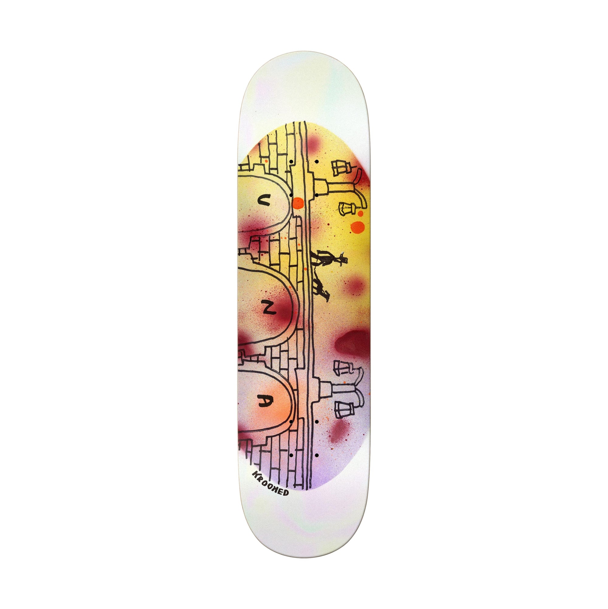 Krooked Una Bridge 8.5" Deck - Venue Skateboards